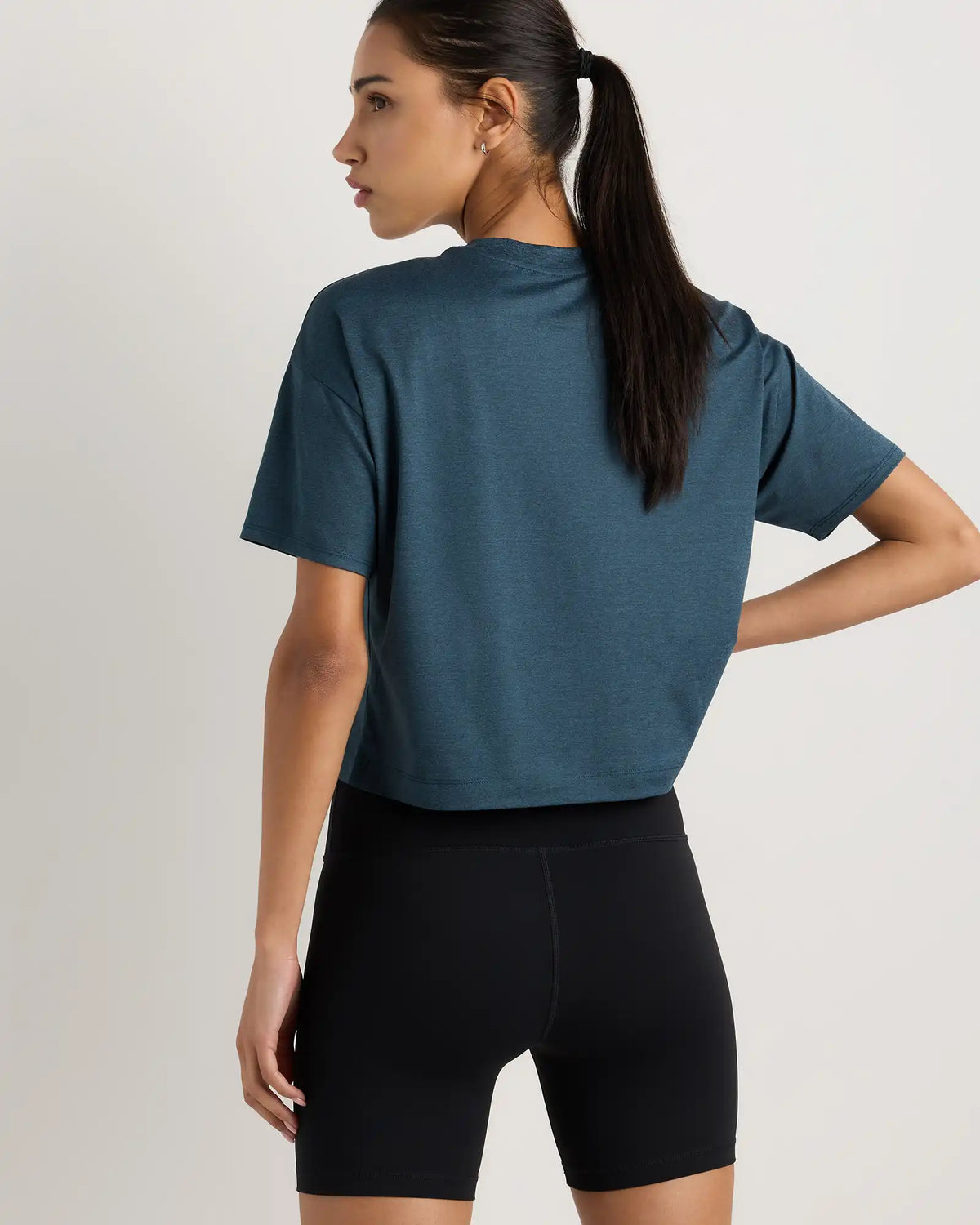 Flowknit Breeze Boxy Cropped Tee