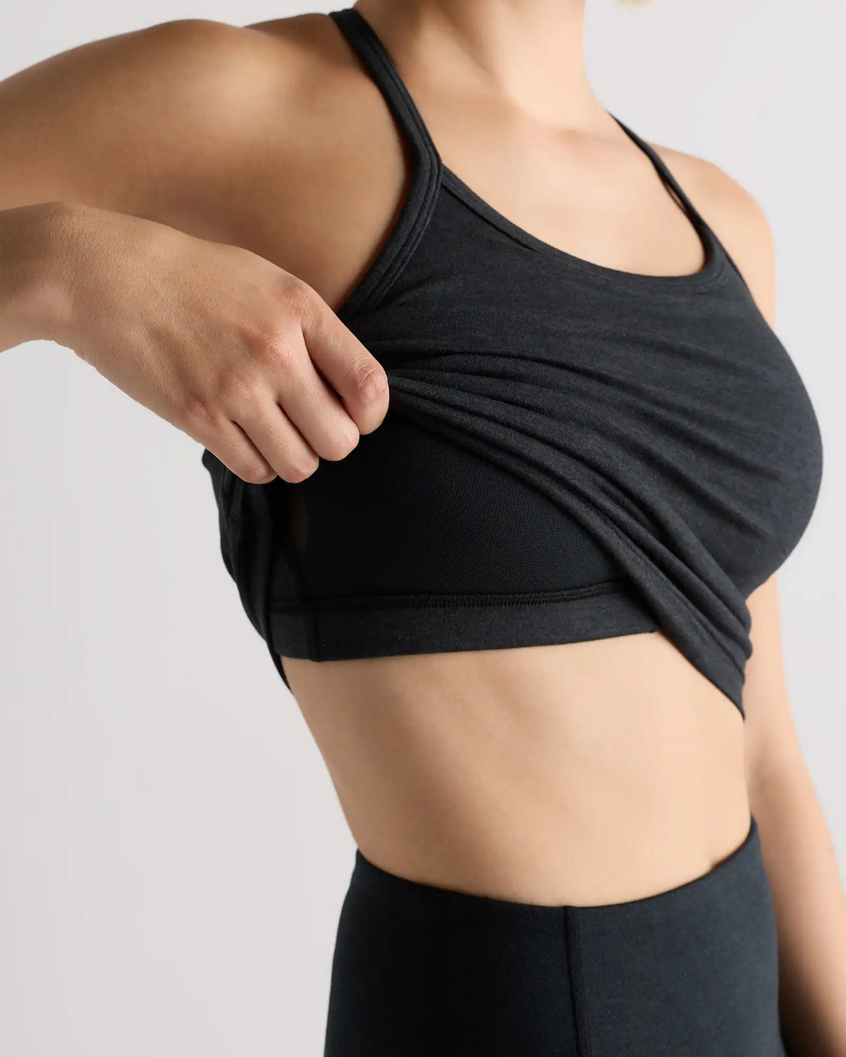 Ultra-Soft Y-Back Cropped Bra Tank