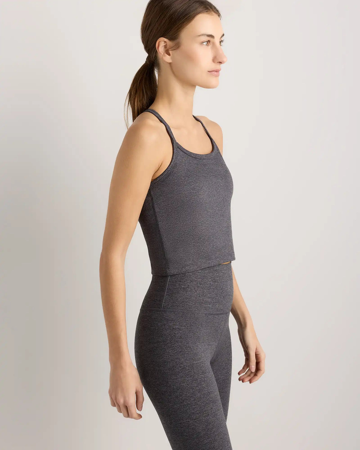 Ultra-Soft Y-Back Cropped Bra Tank