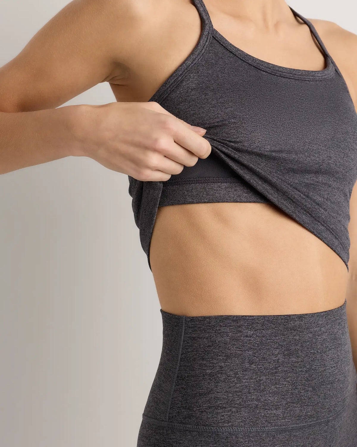Ultra-Soft Y-Back Cropped Bra Tank