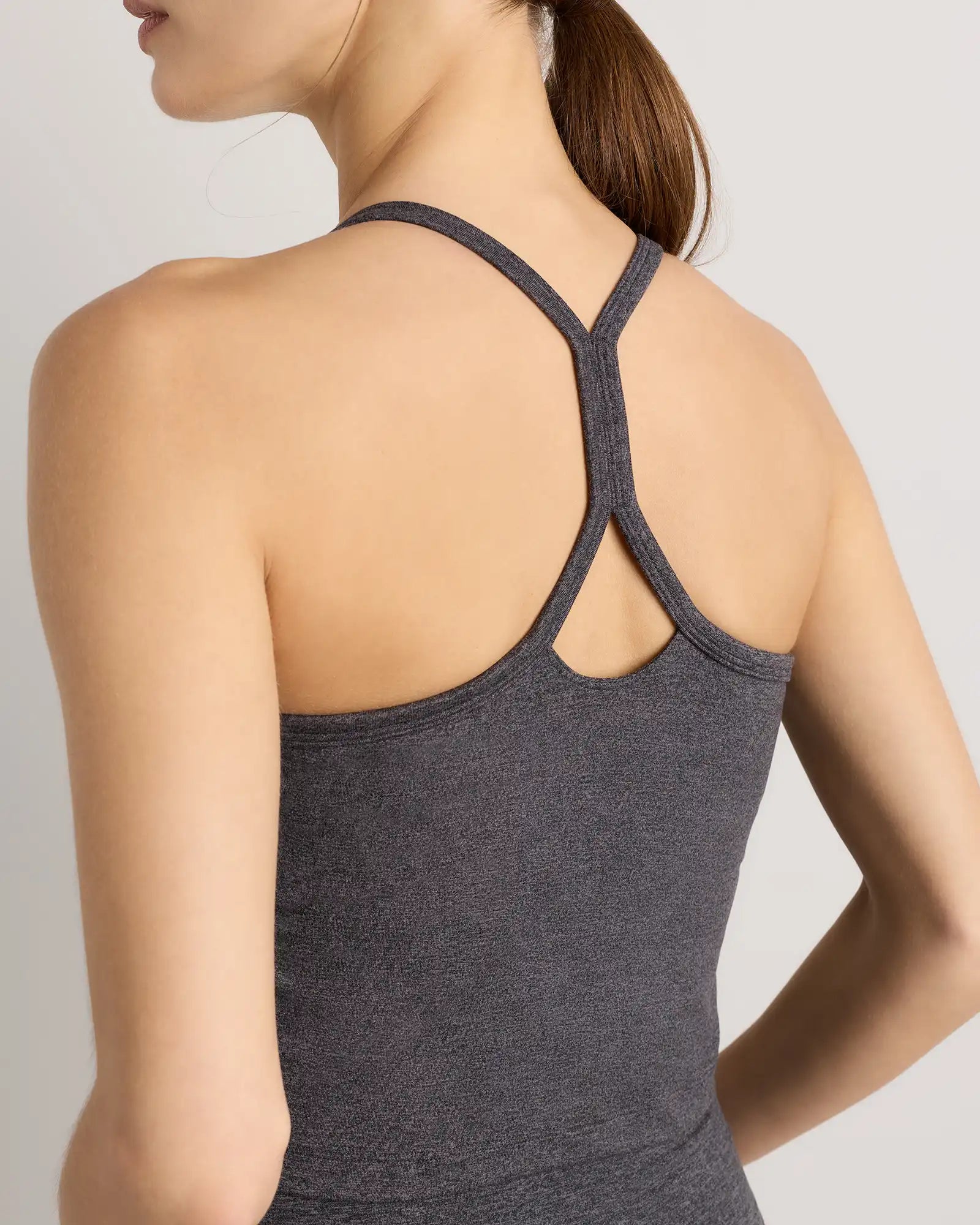 Ultra-Soft Y-Back Cropped Bra Tank