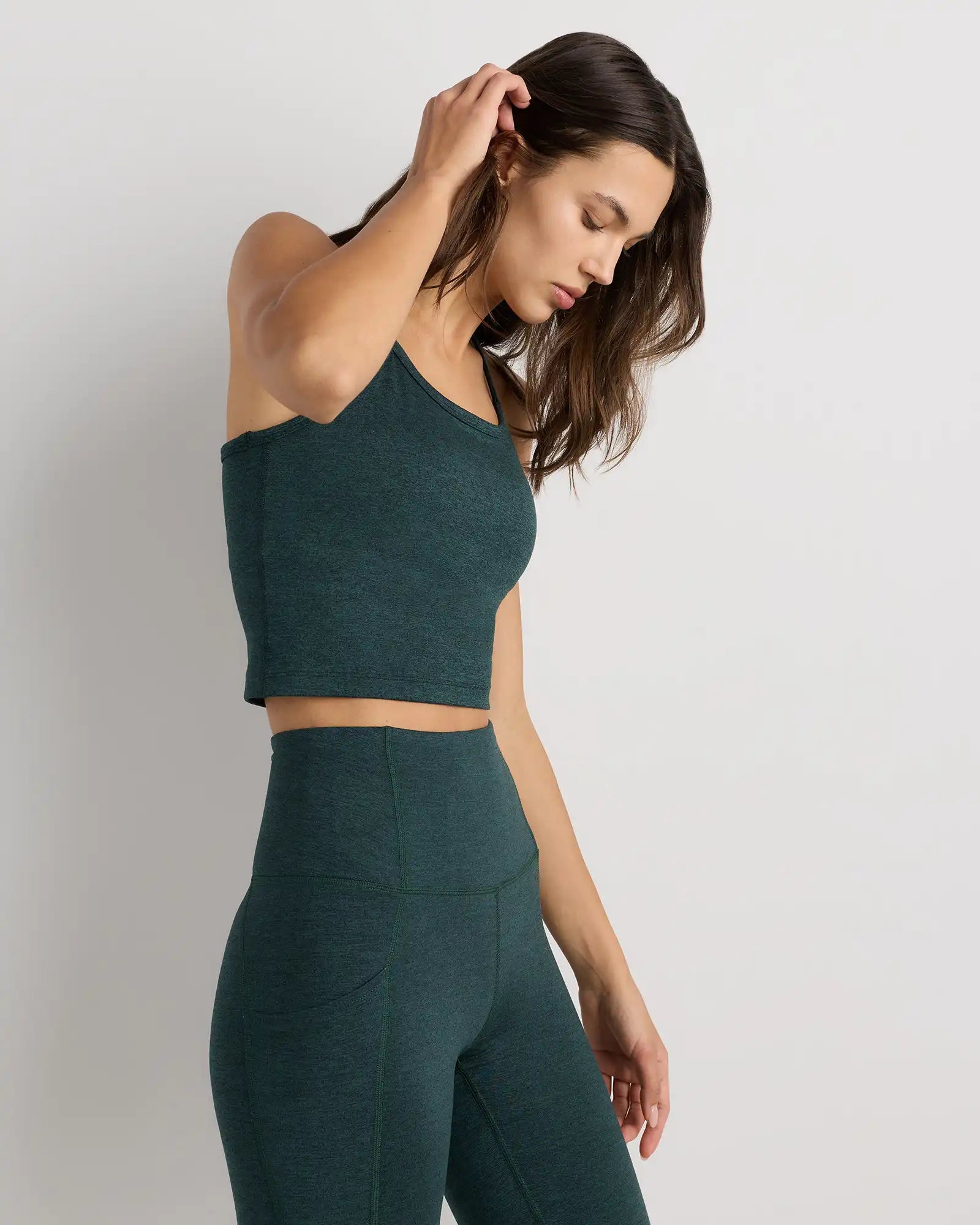 Ultra-Soft Y-Back Cropped Bra Tank