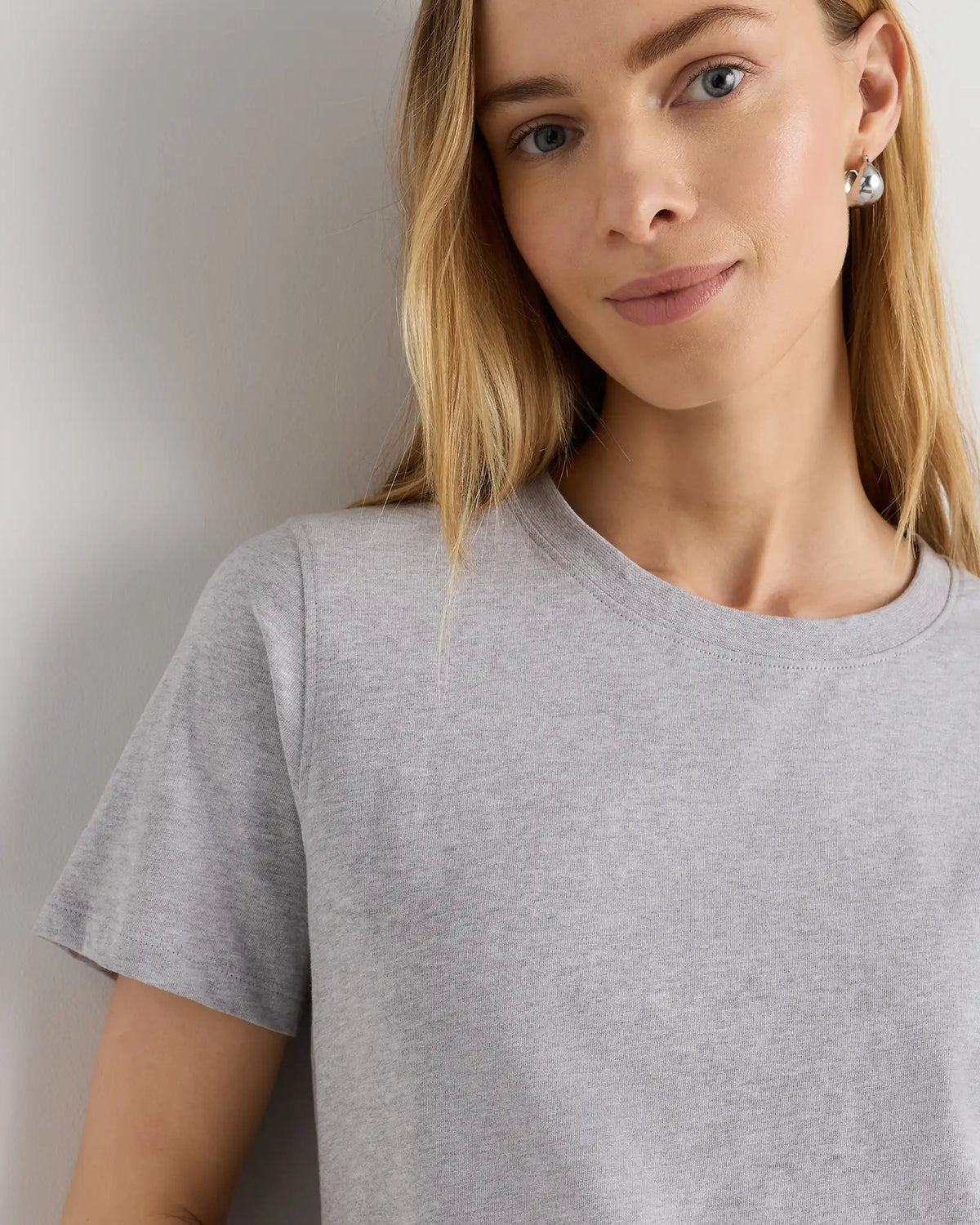 100% Organic Cotton Boxy Crewneck Tee