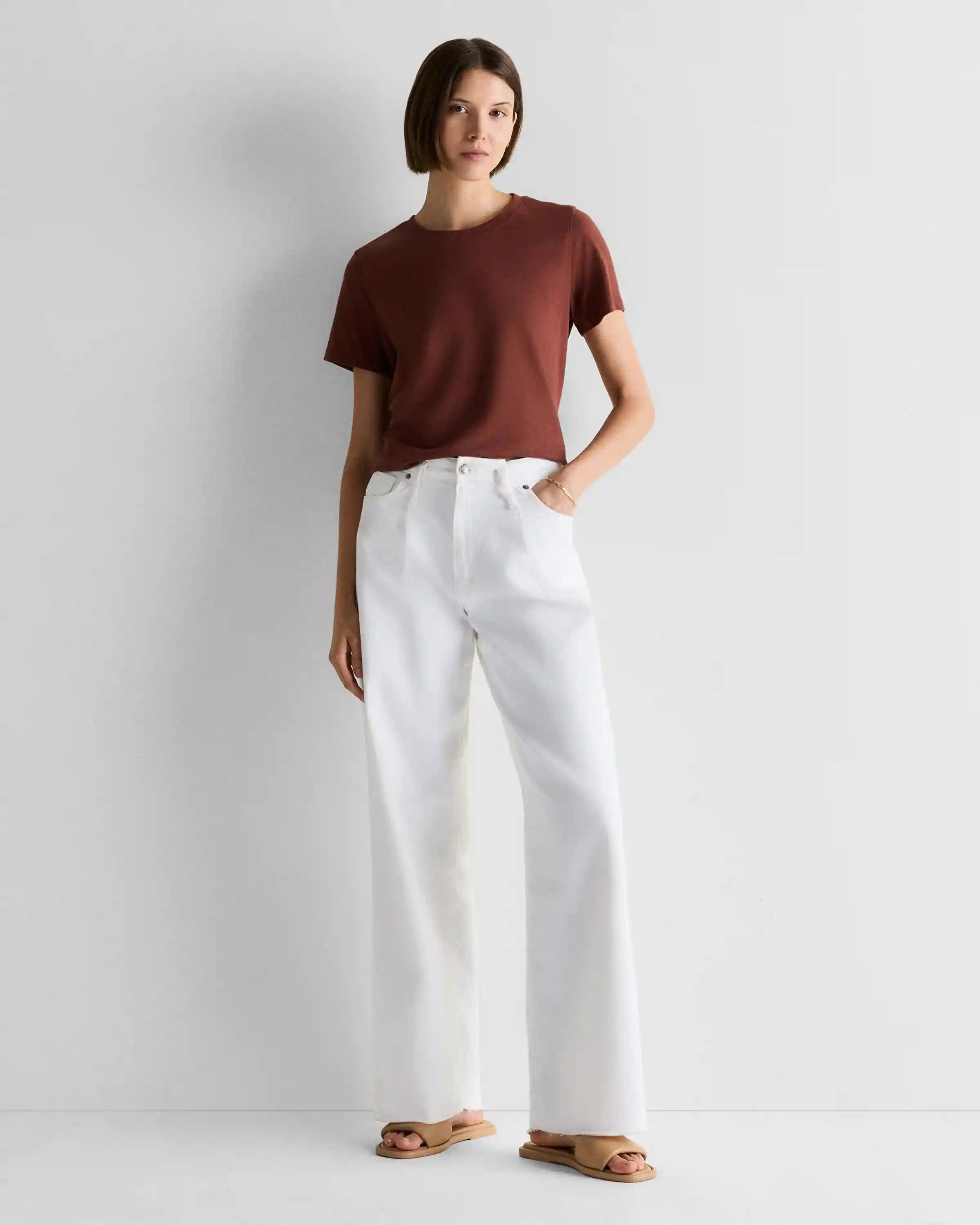 100% Organic Cotton Boxy Crewneck Tee (3-Pack)