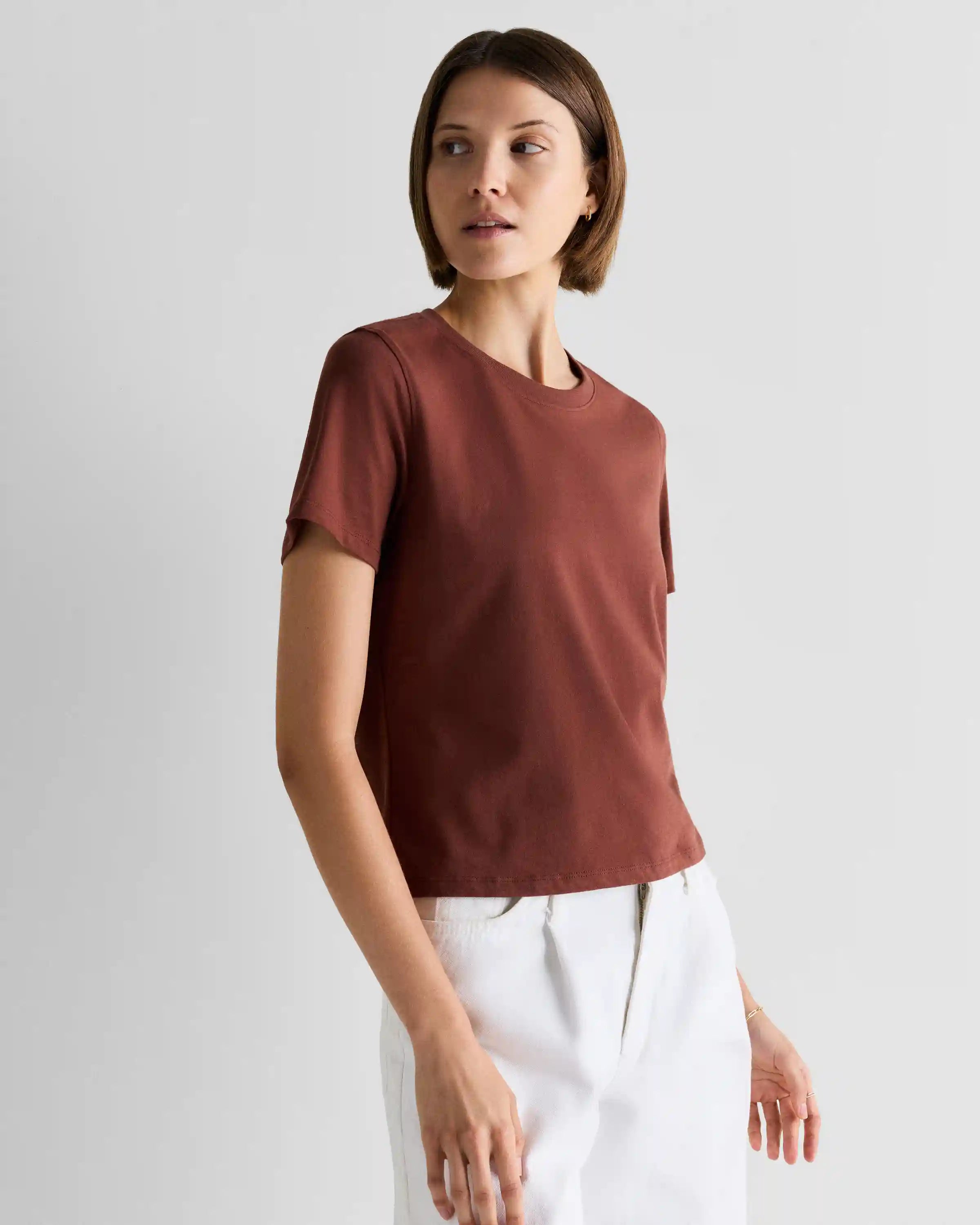 100% Organic Cotton Boxy Crewneck Tee (3-Pack)