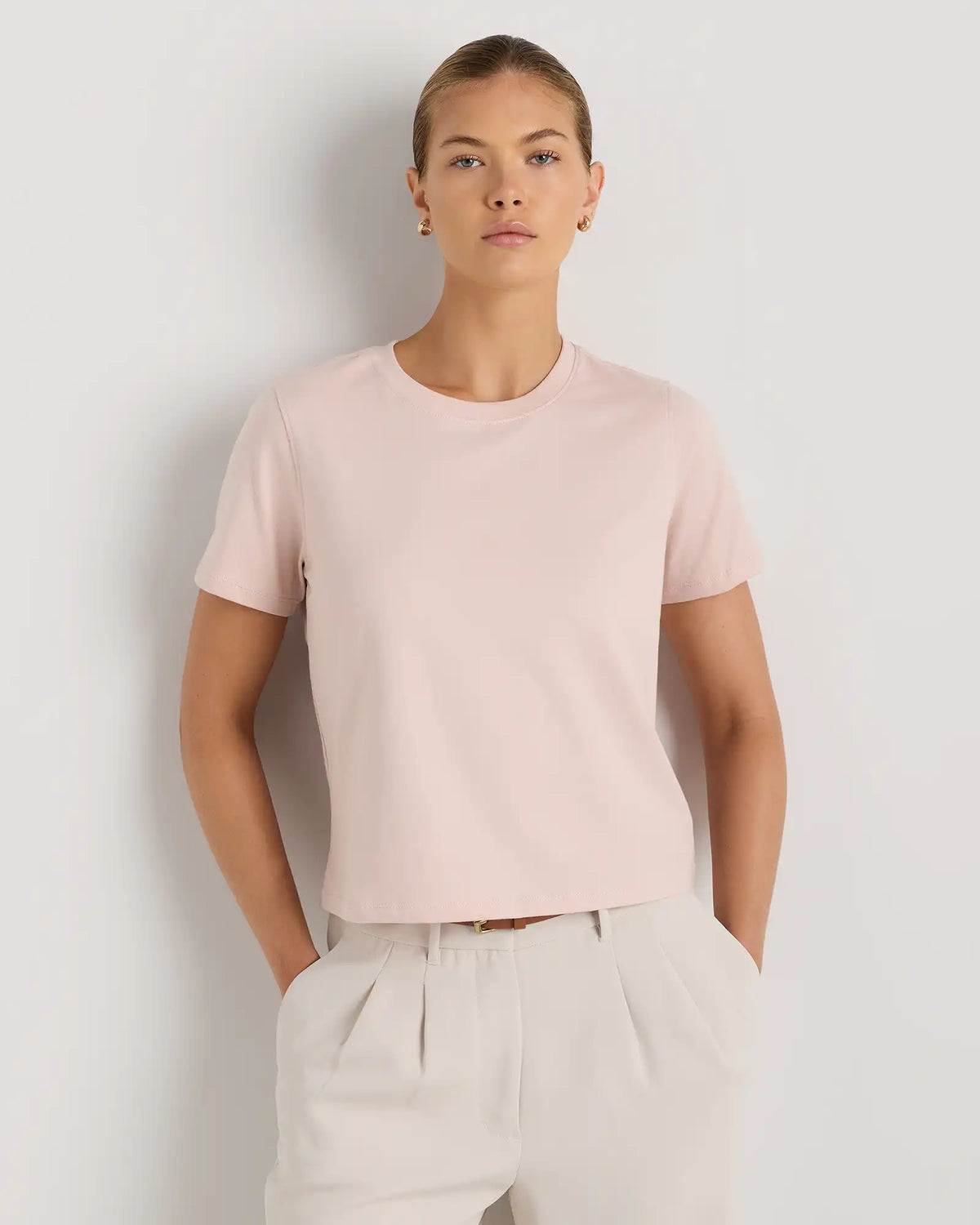 100% Organic Cotton Boxy Crewneck Tee