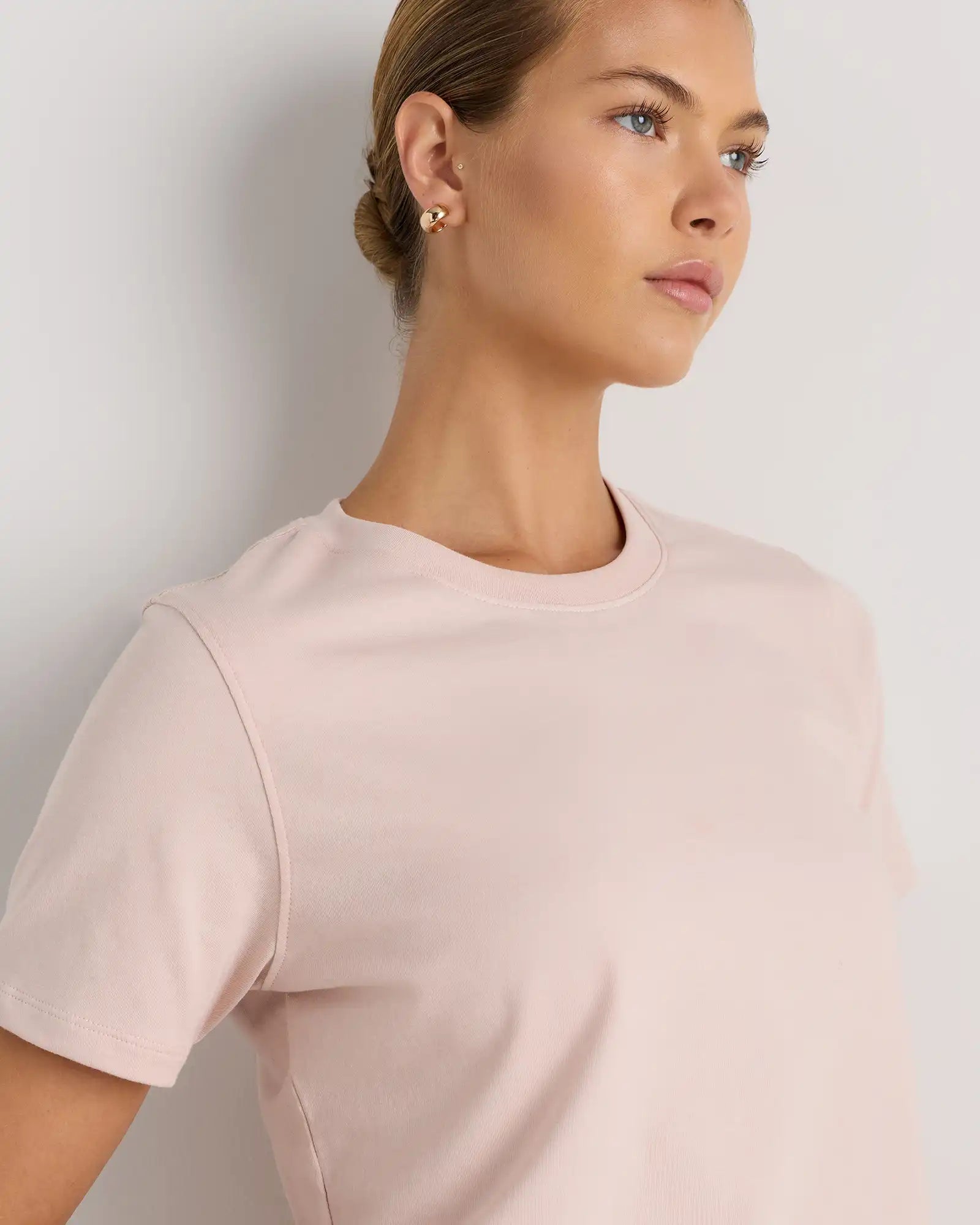 100% Organic Cotton Boxy Crewneck Tee