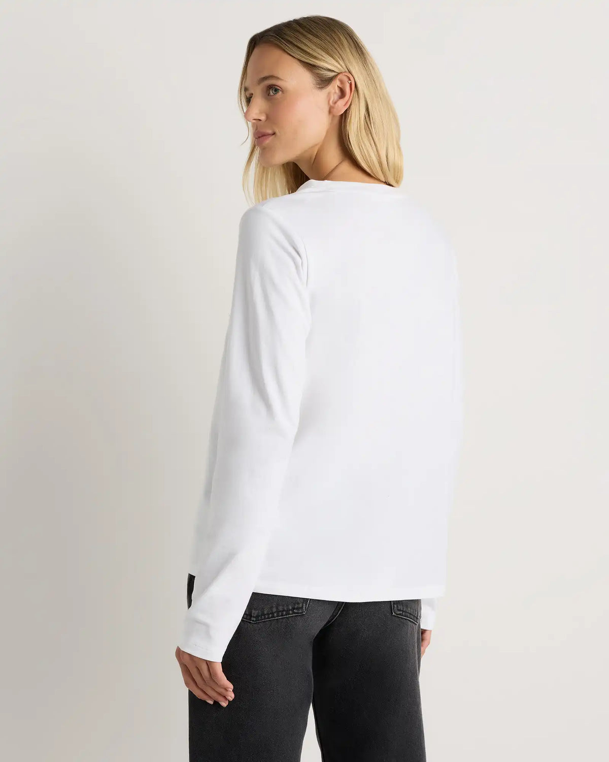 100% Organic Cotton Long Sleeve Swing Tee