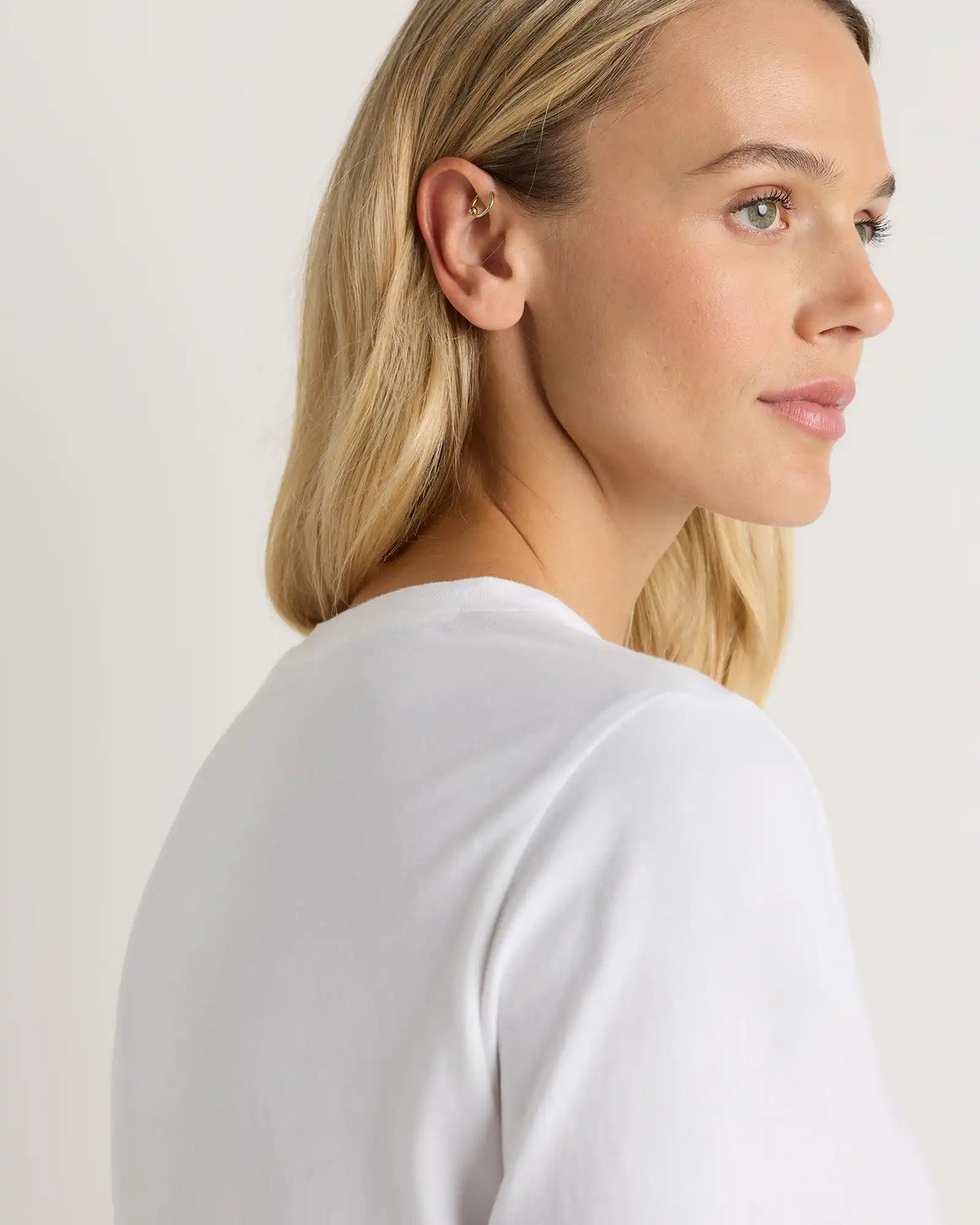100% Organic Cotton Long Sleeve Swing Tee