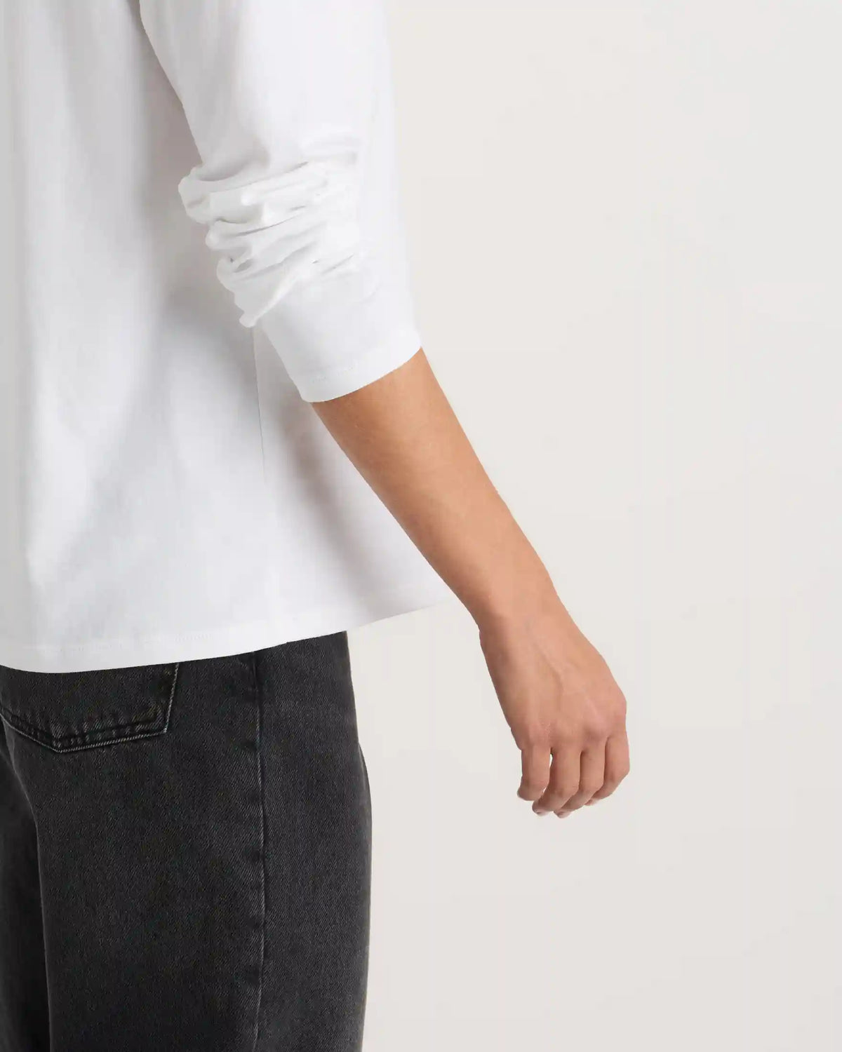 100% Organic Cotton Long Sleeve Swing Tee