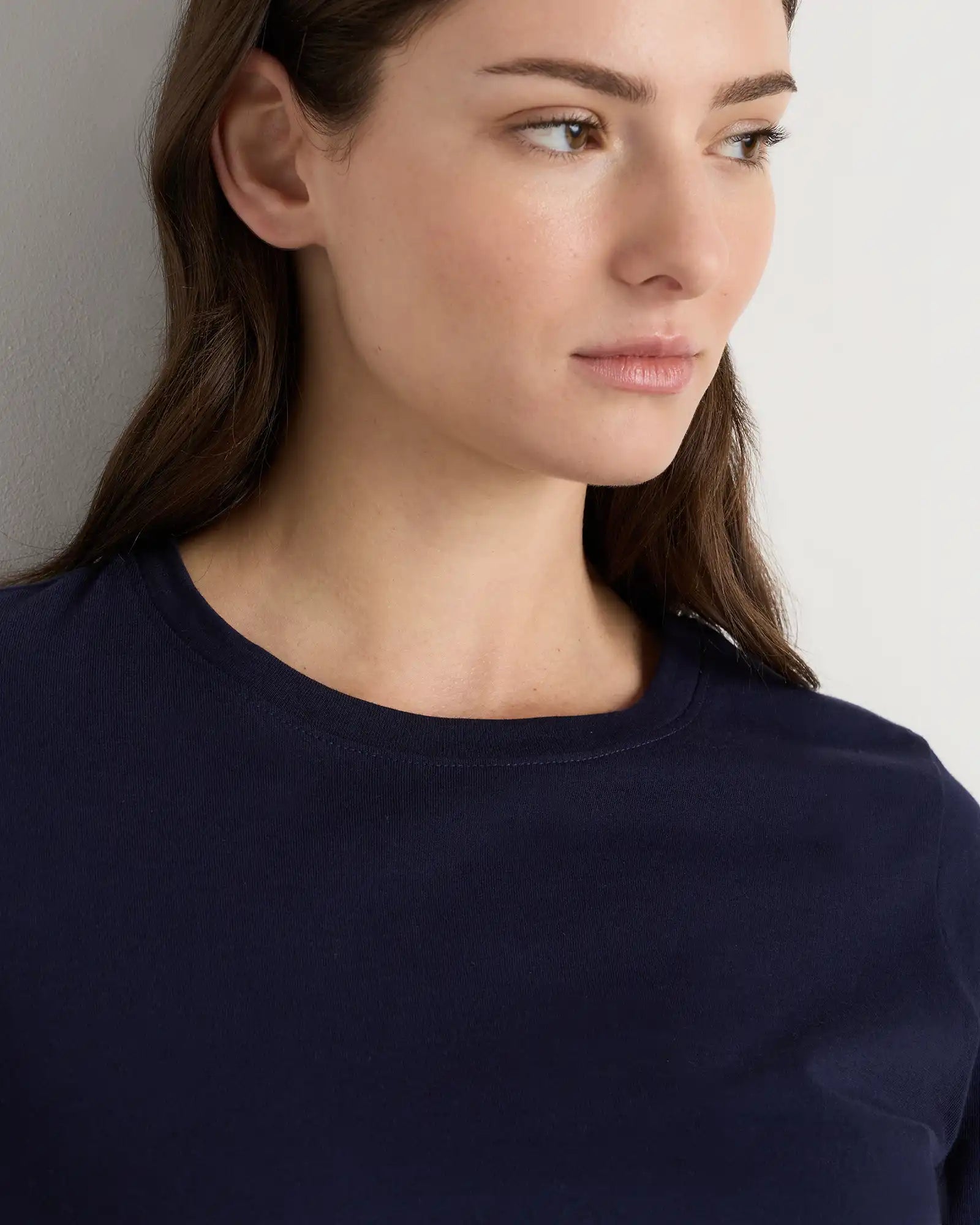 100% Organic Cotton Long Sleeve Swing Tee