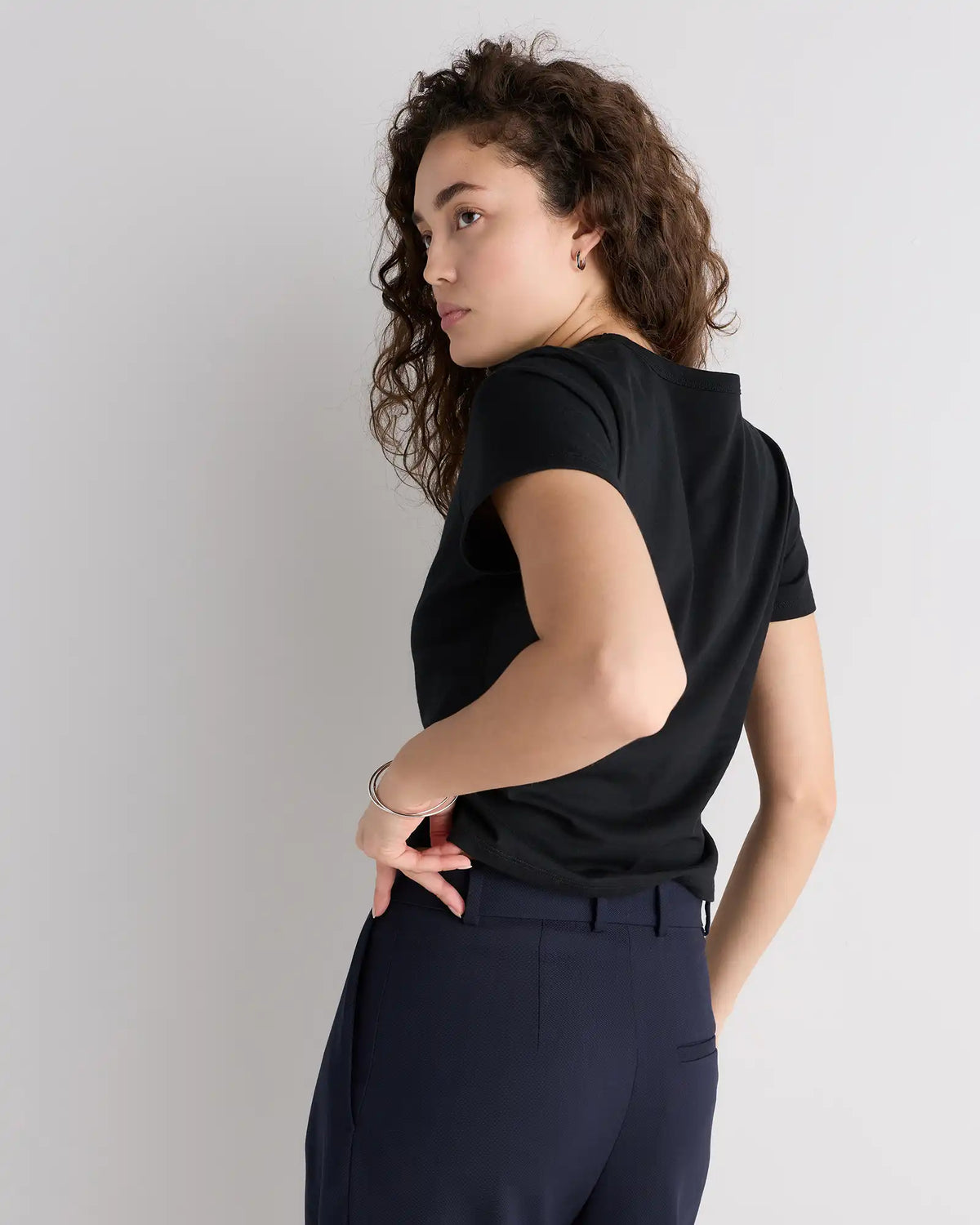 100% Pima Cotton Luxe Touch Slim Fit Tee