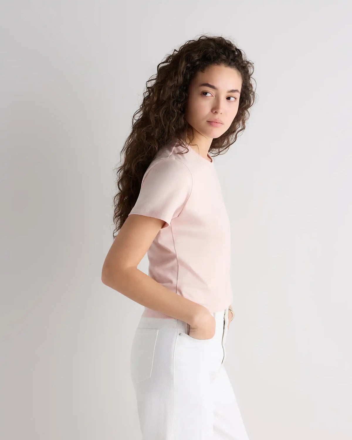 100% Pima Cotton Luxe Touch Slim Fit Tee