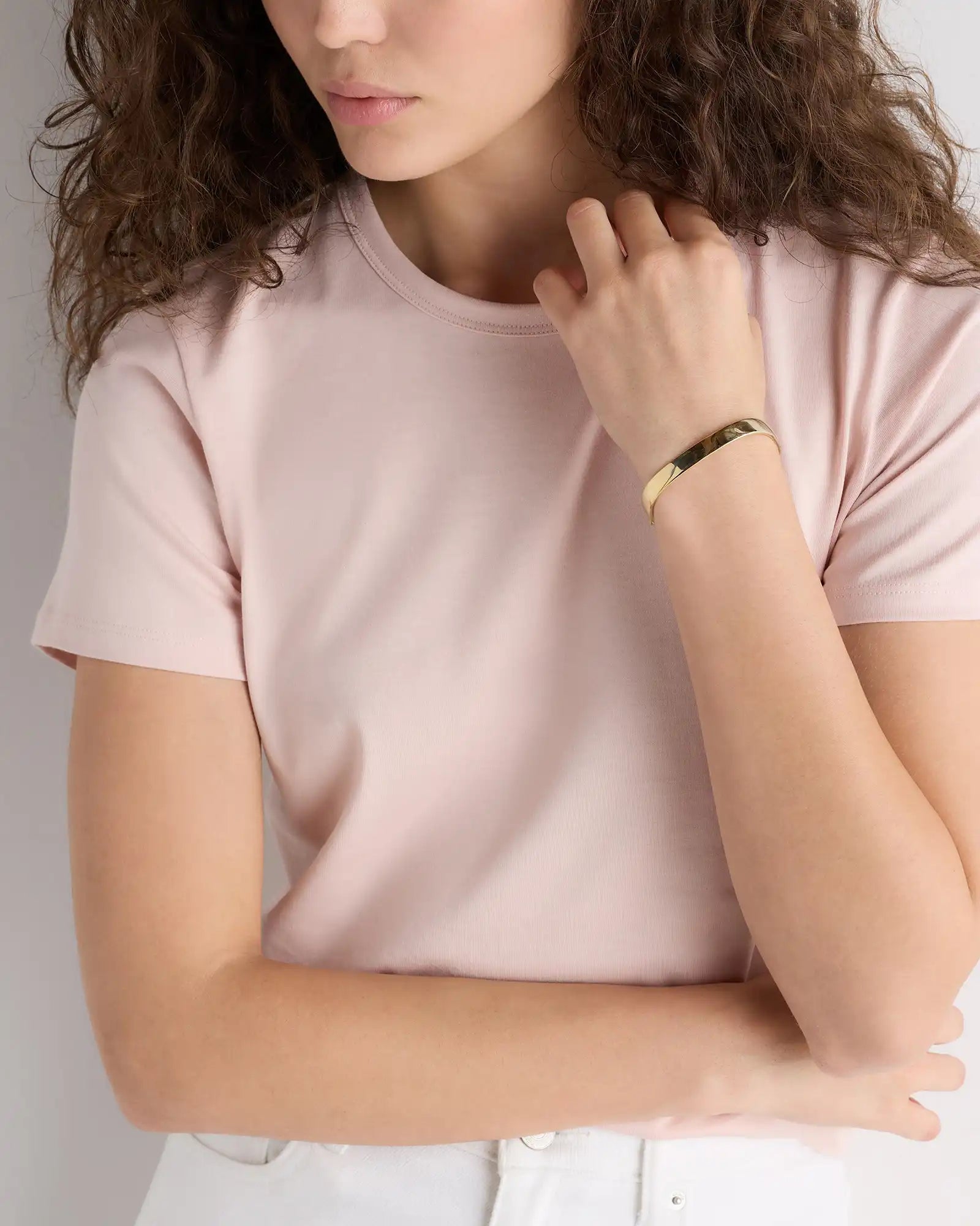 100% Pima Cotton Luxe Touch Slim Fit Tee