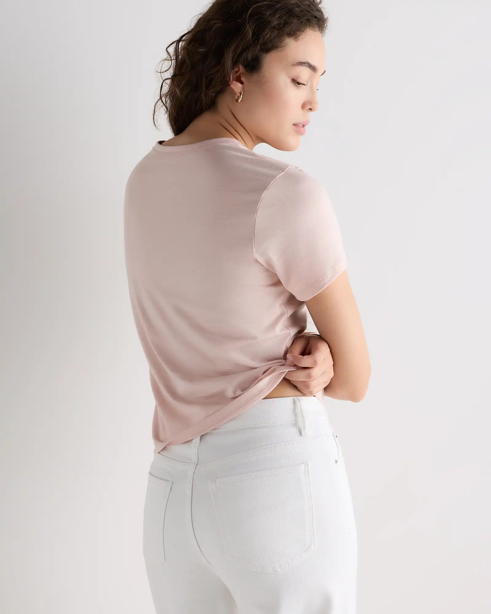 100% Pima Cotton Luxe Touch Slim Fit Tee
