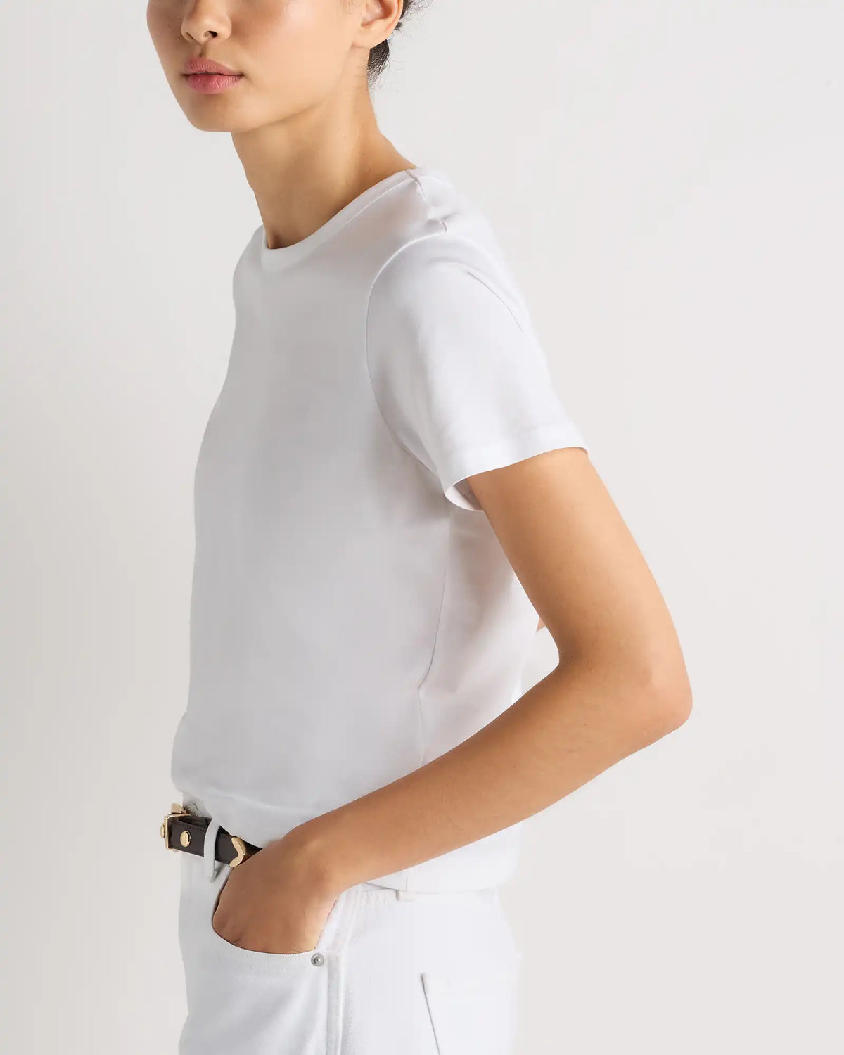 100% Pima Cotton Luxe Touch Slim Fit Tee