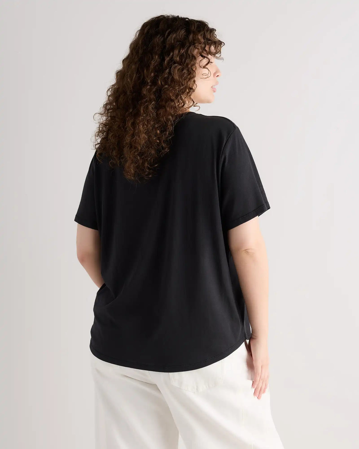 Cotton Modal V-Neck Tee