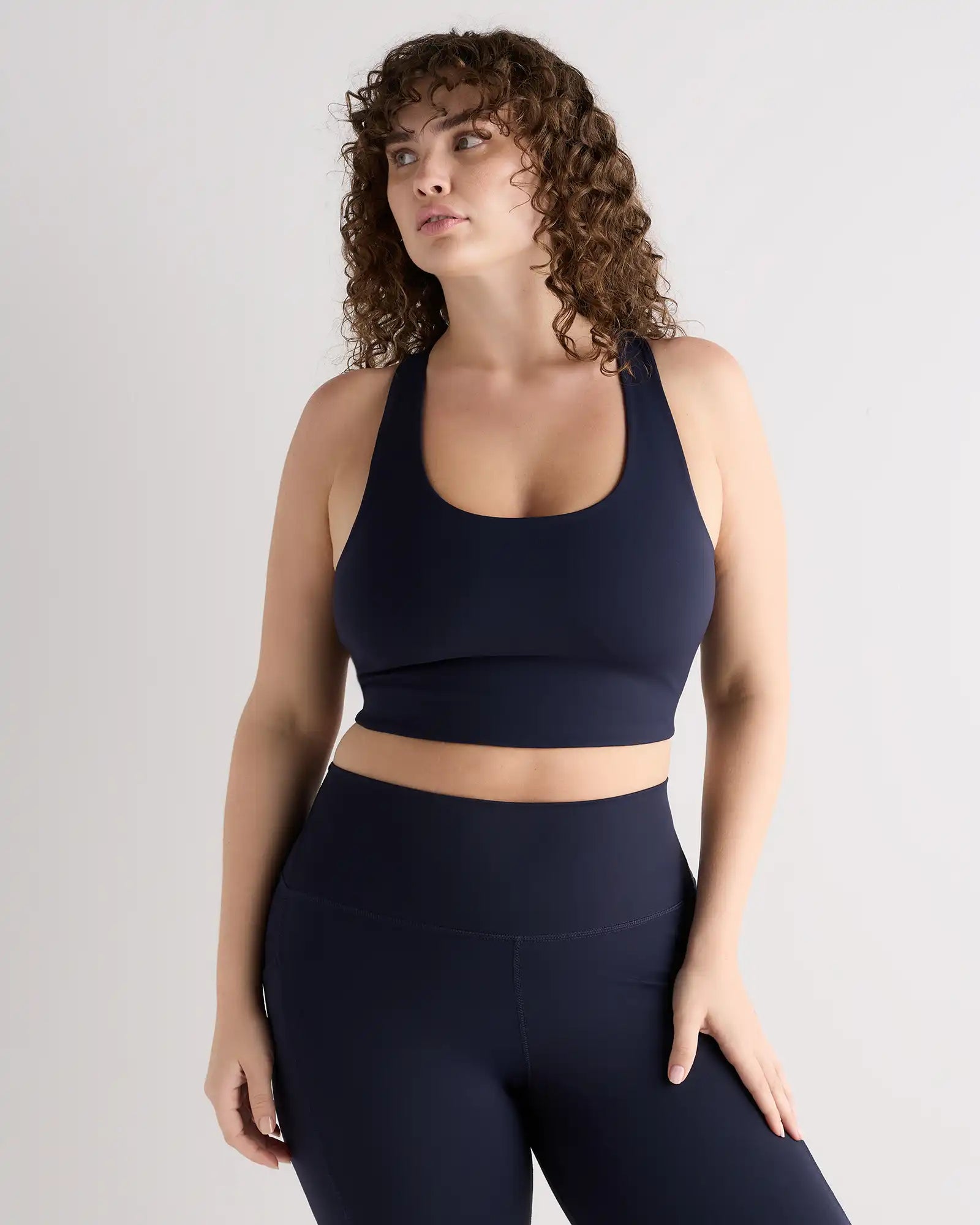 Ultra-Form Scoop Neck Longline Bra