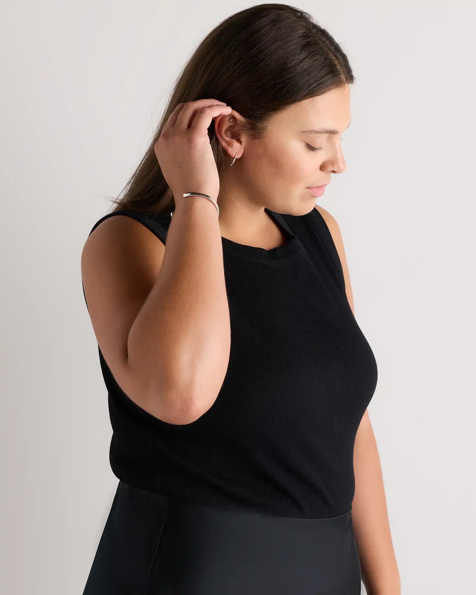 Organic Cotton Micro-Rib Cutaway Tank