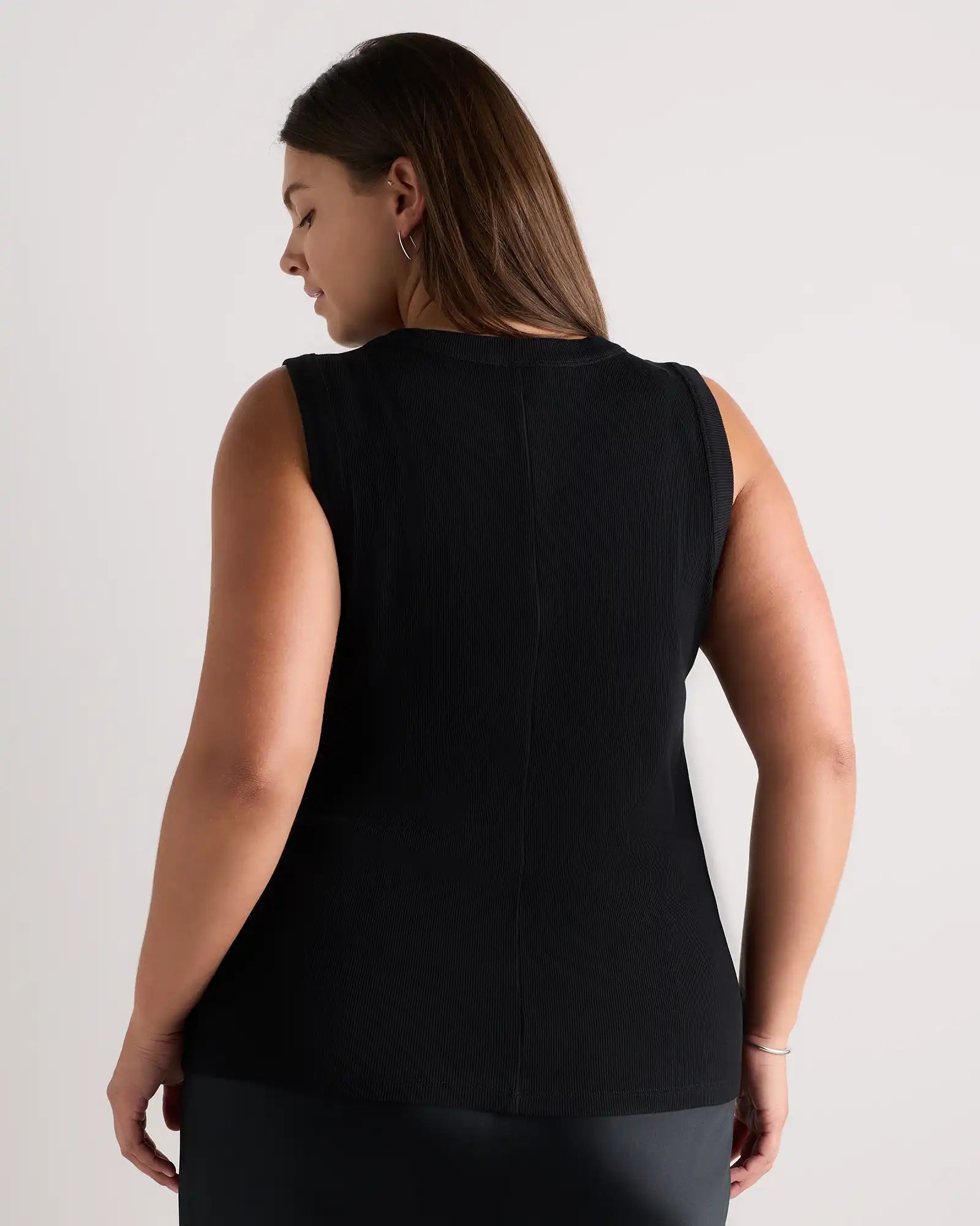 Organic Cotton Micro-Rib Cutaway Tank