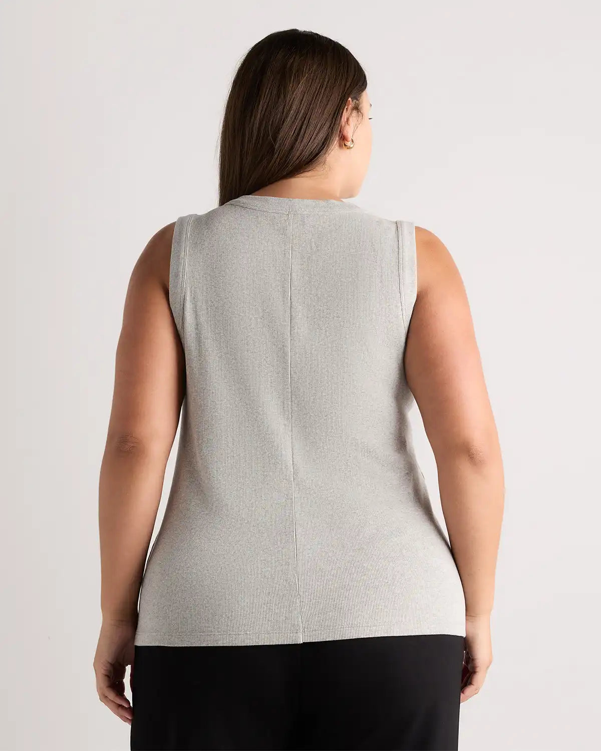 Organic Cotton Micro-Rib Cutaway Tank