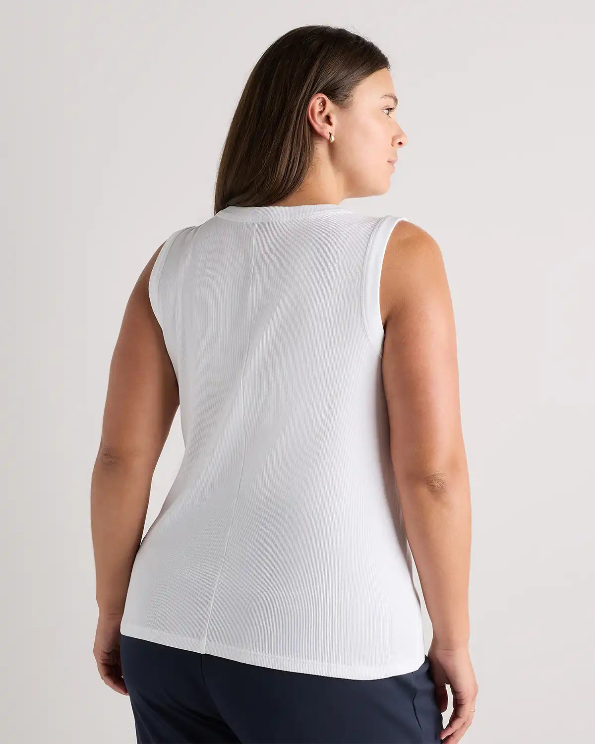 Organic Cotton Micro-Rib Cutaway Tank