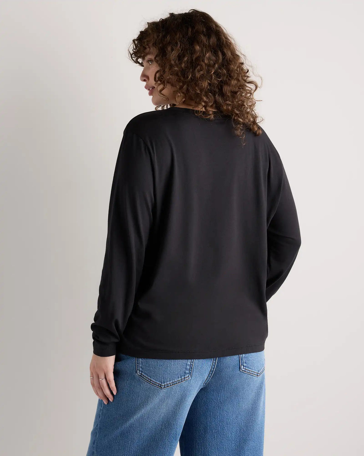 Cotton Modal Long Sleeve Tee