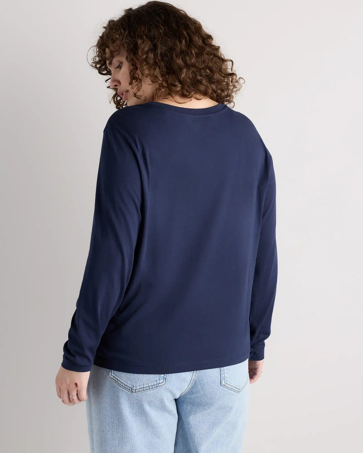 Cotton Modal Long Sleeve Tee