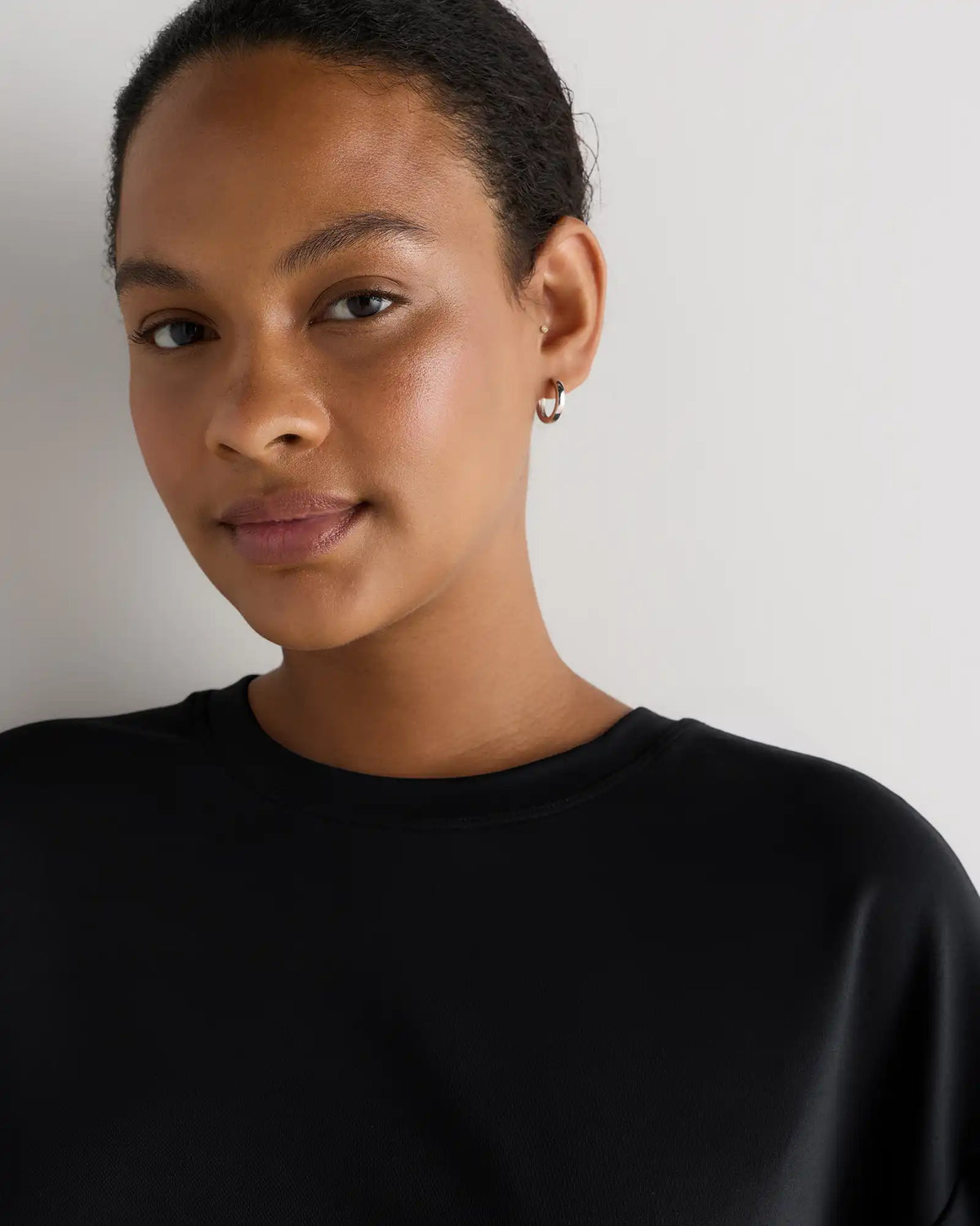 Smooth Stretch Maternity Cropped Lounge Tee