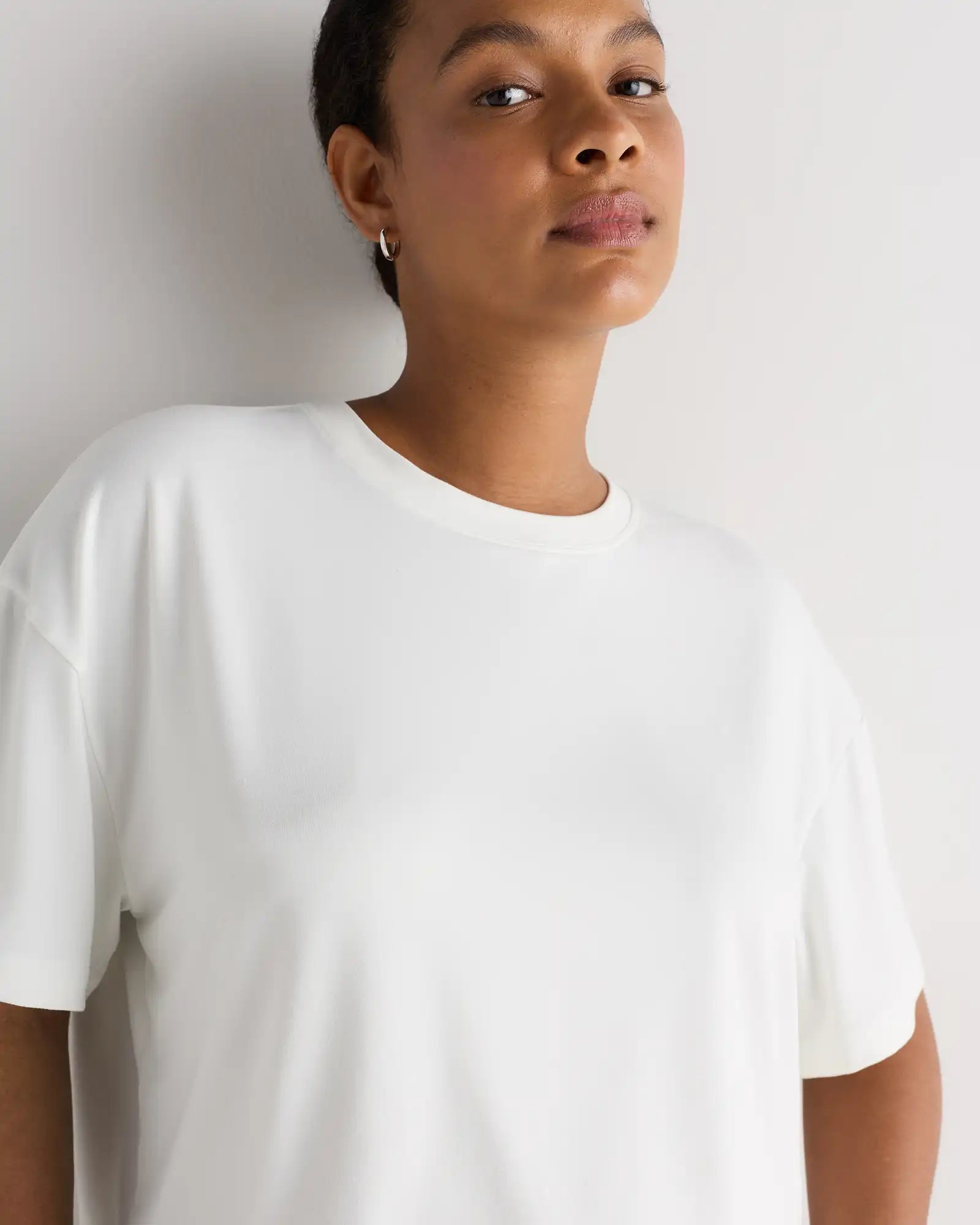 Smooth Stretch Maternity Cropped Lounge Tee