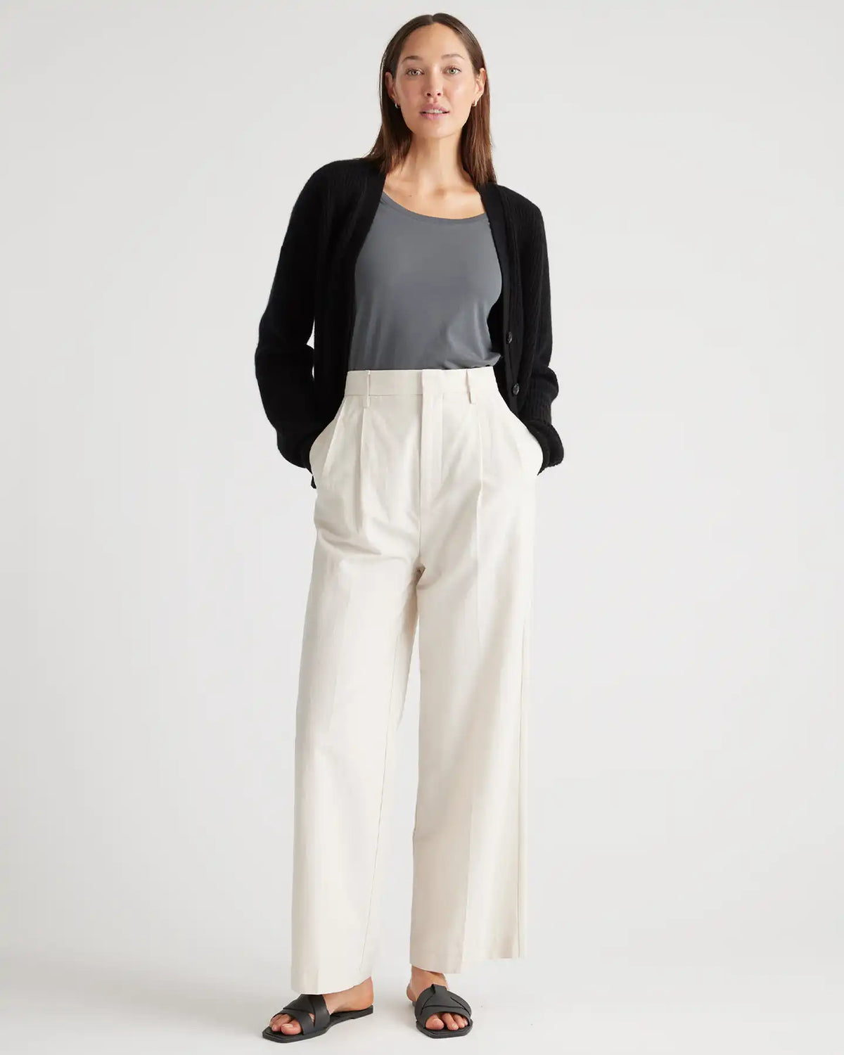 Cotton Modal Scoop Neck Tee