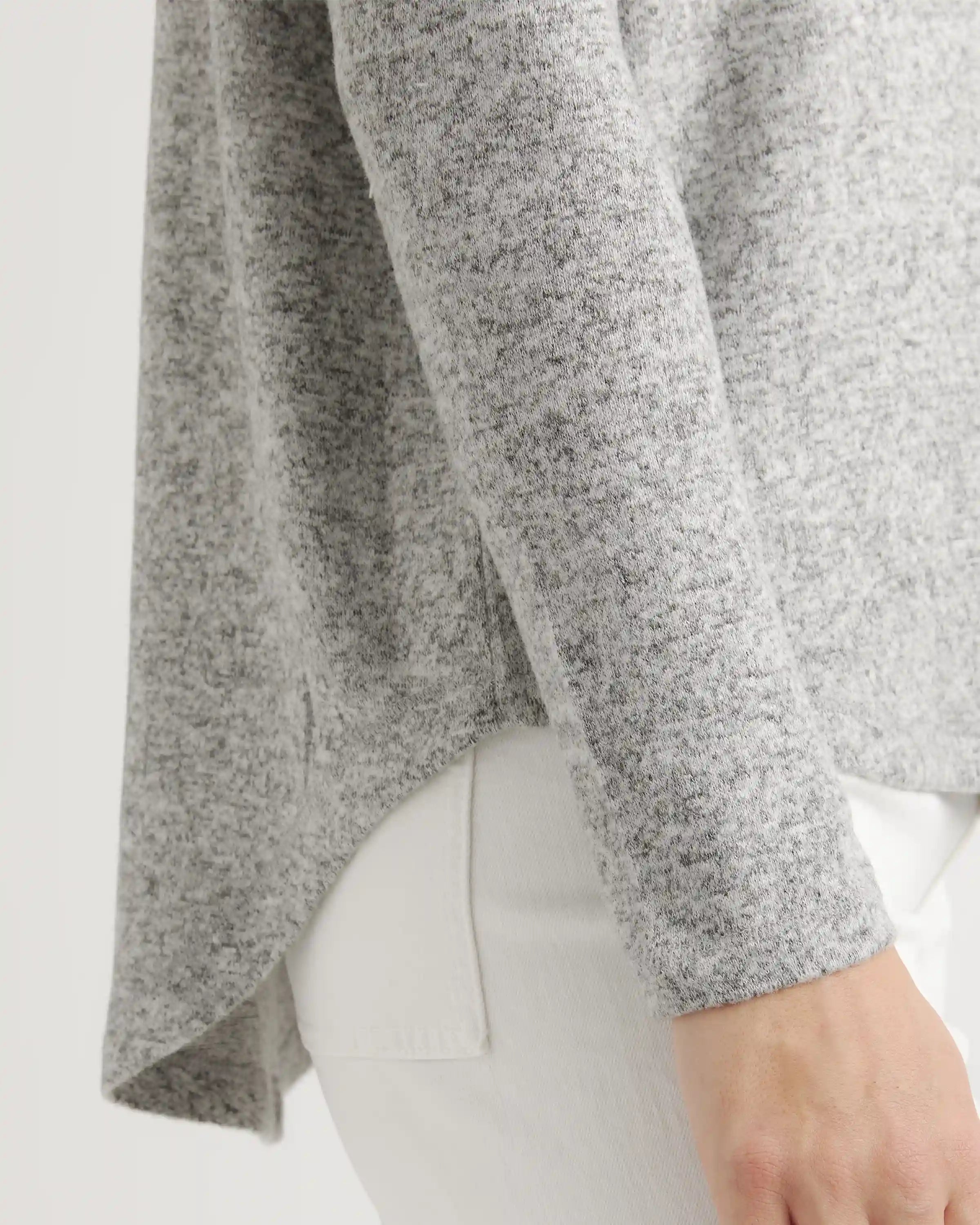 Brushed Long Sleeve Lounge Tee