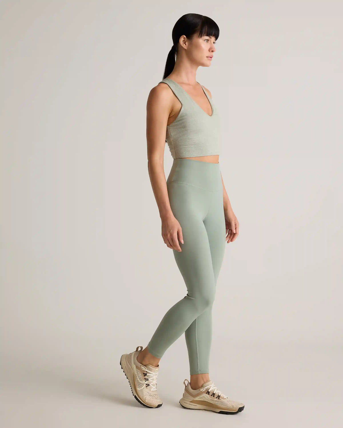 Ultra-Soft V-Neck Cropped Tank