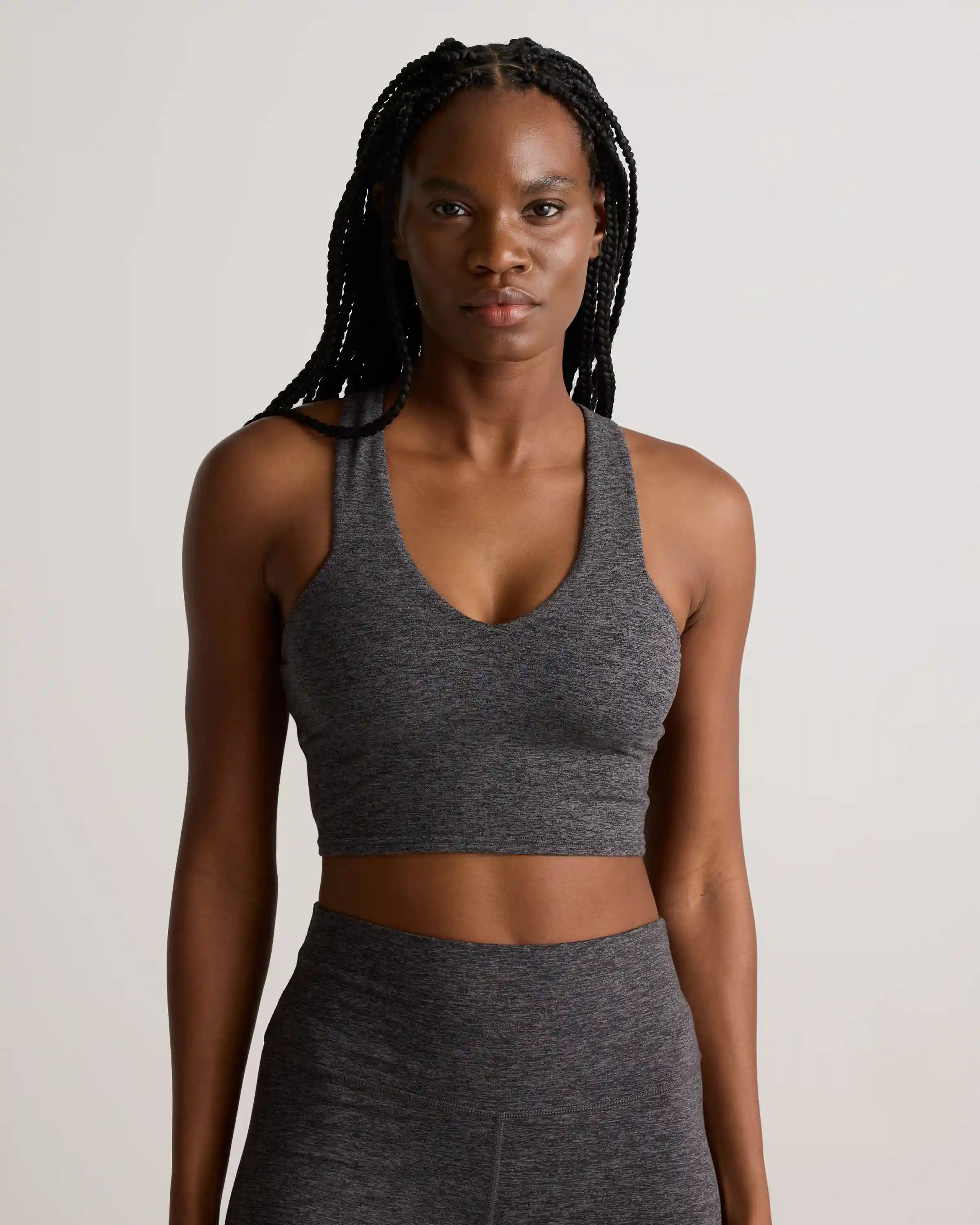 Ultra-Soft V-Neck Cropped Tank
