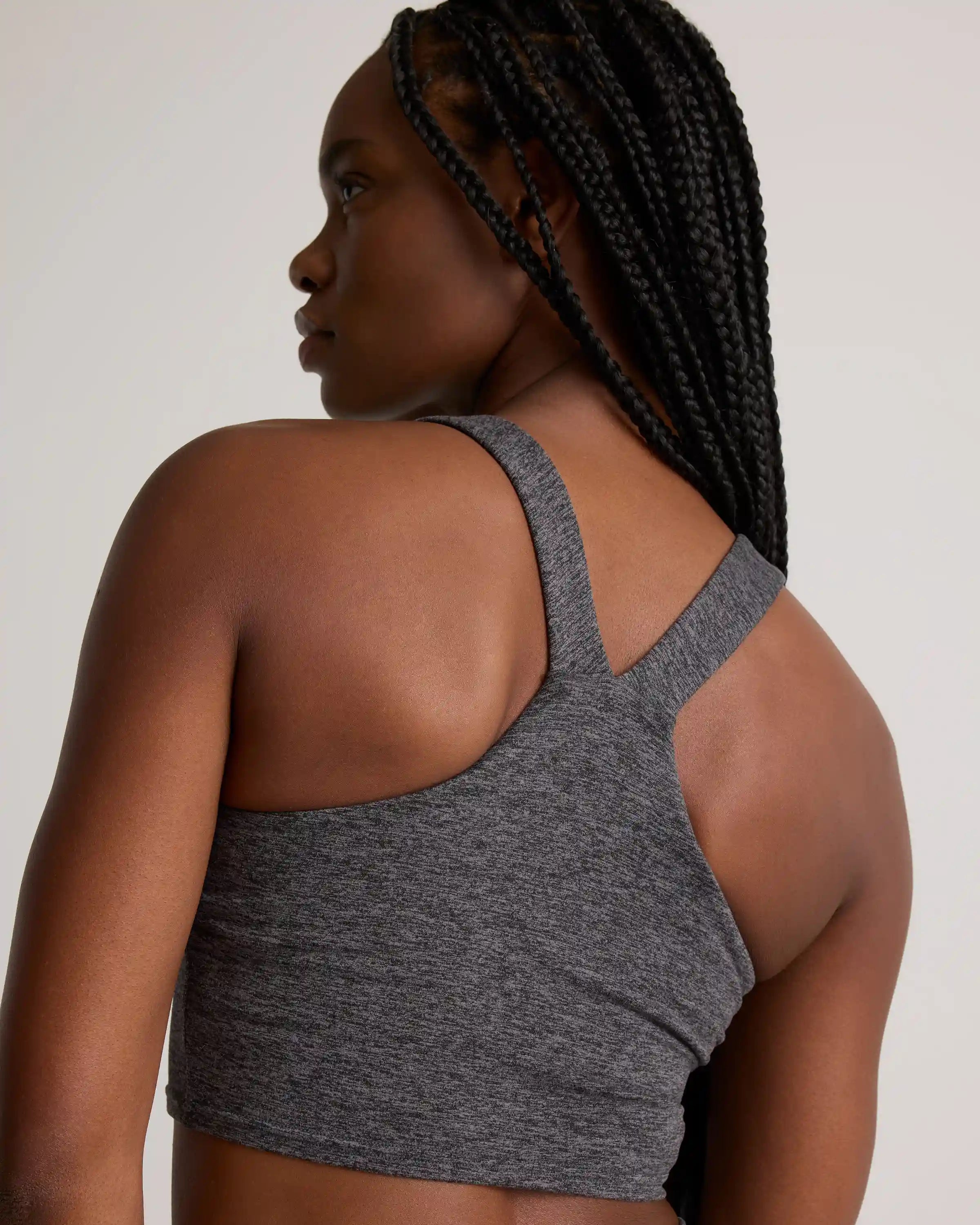 Ultra-Soft V-Neck Cropped Tank