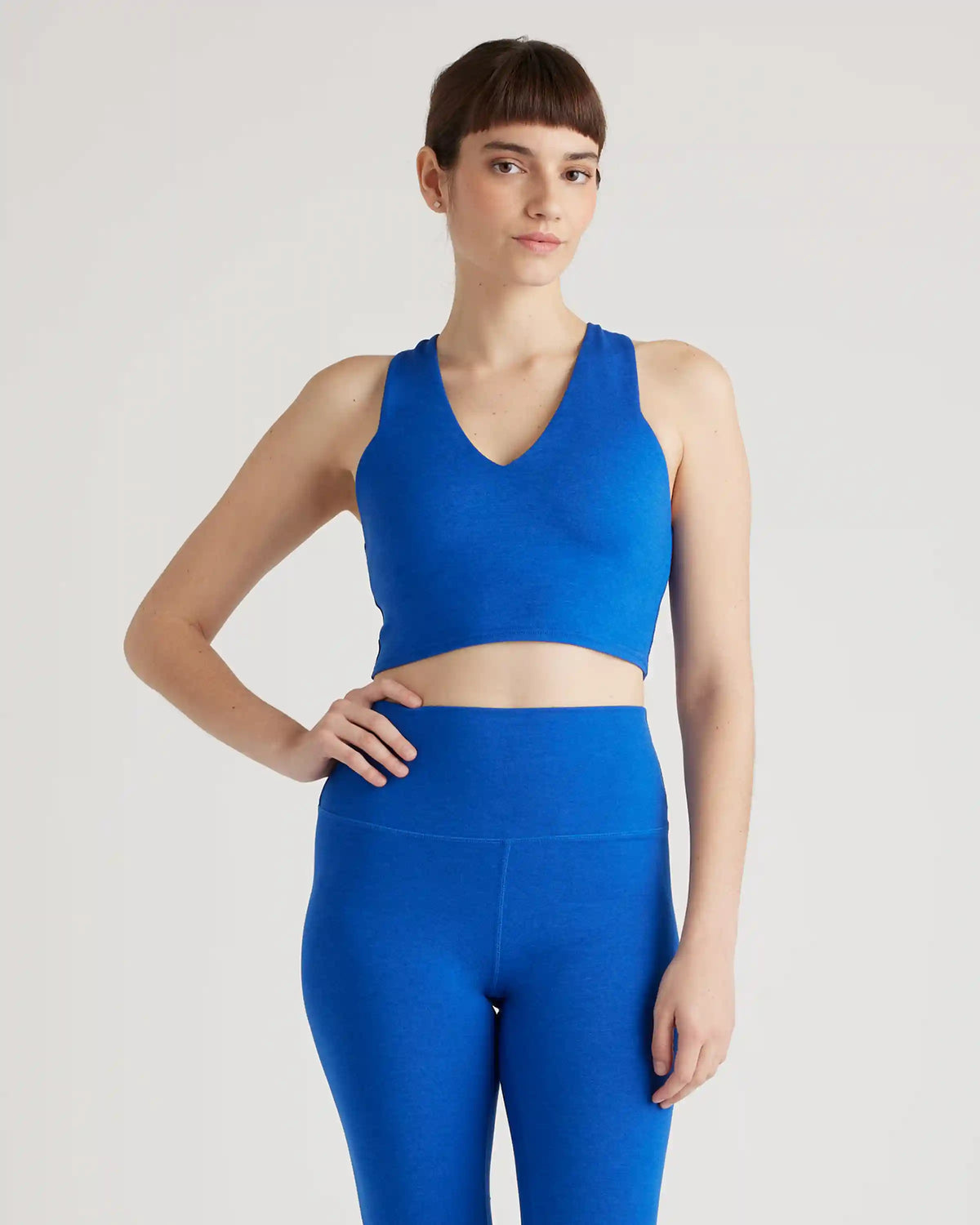 Ultra-Soft V-Neck Cropped Tank