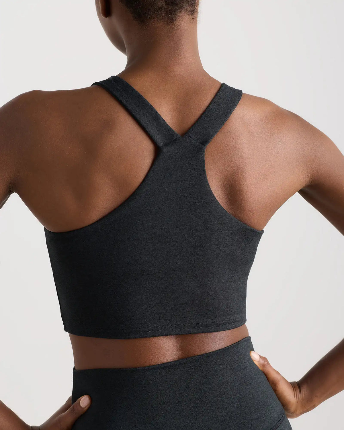 Ultra-Soft V-Neck Cropped Tank