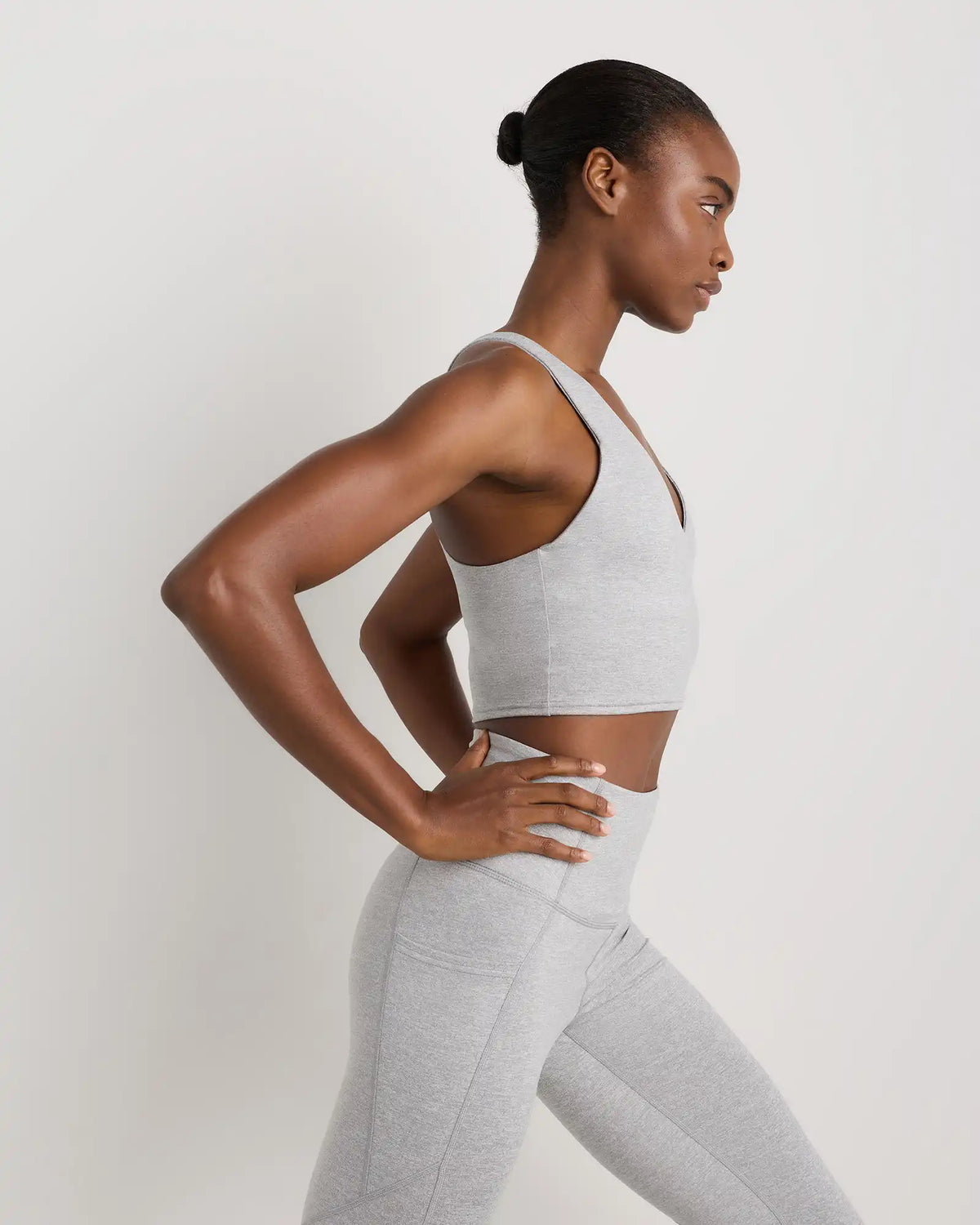 Ultra-Soft V-Neck Cropped Tank
