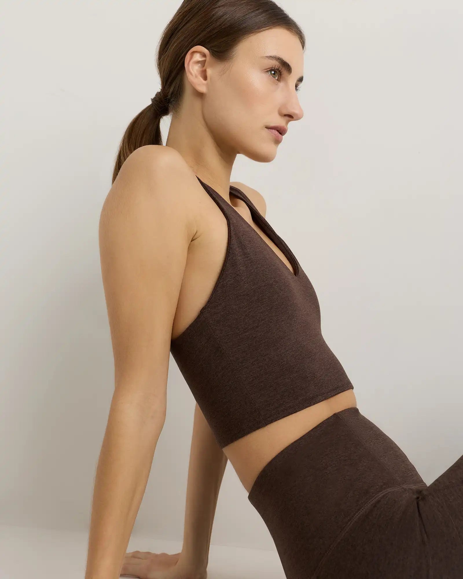 Ultra-Soft V-Neck Cropped Tank