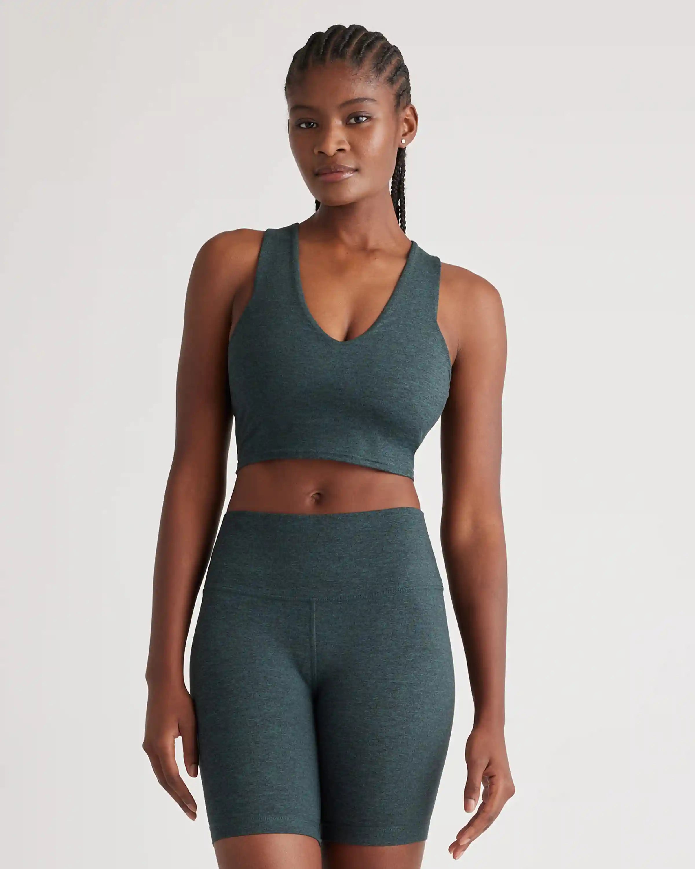 Ultra-Soft V-Neck Cropped Tank