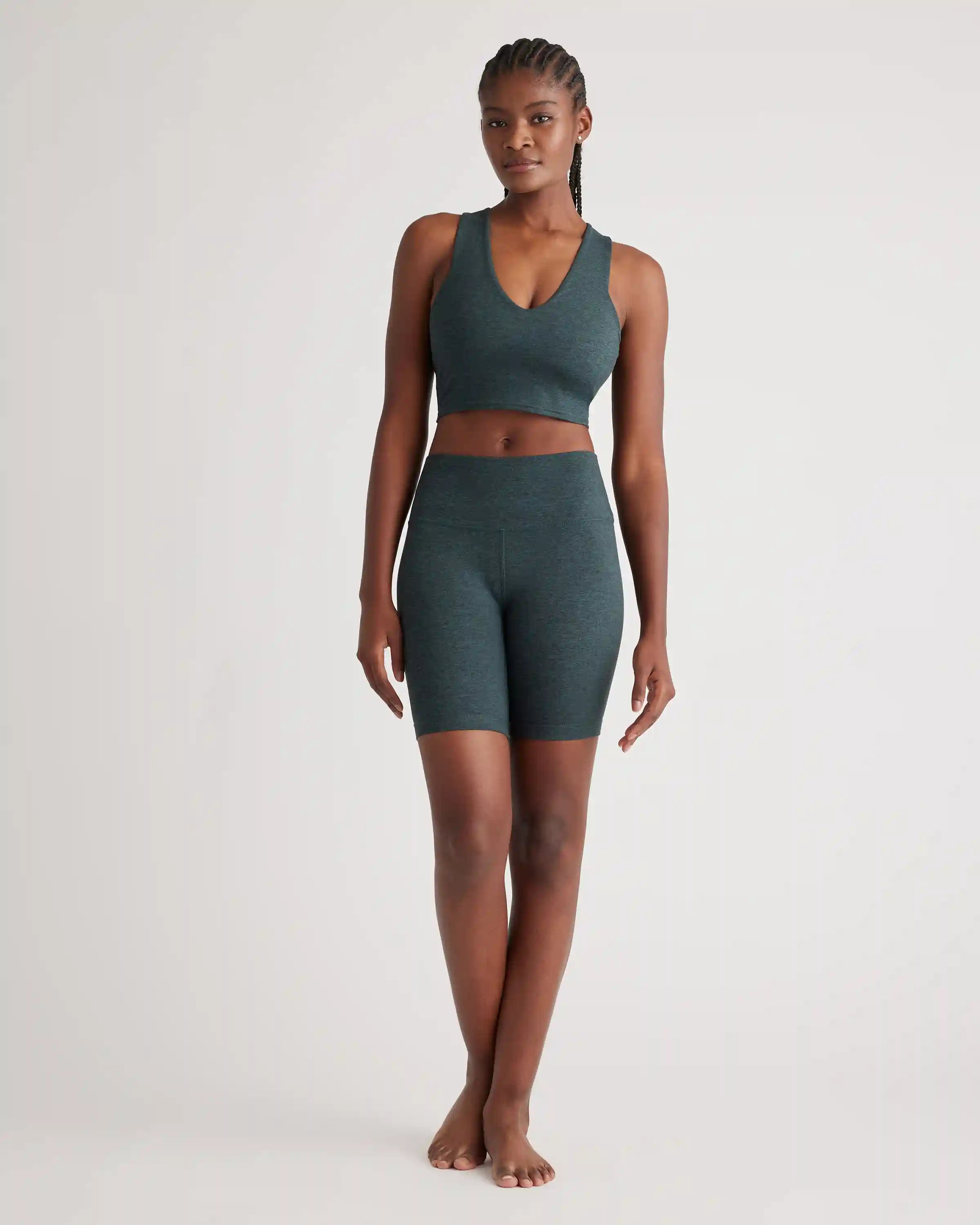 Ultra-Soft V-Neck Cropped Tank