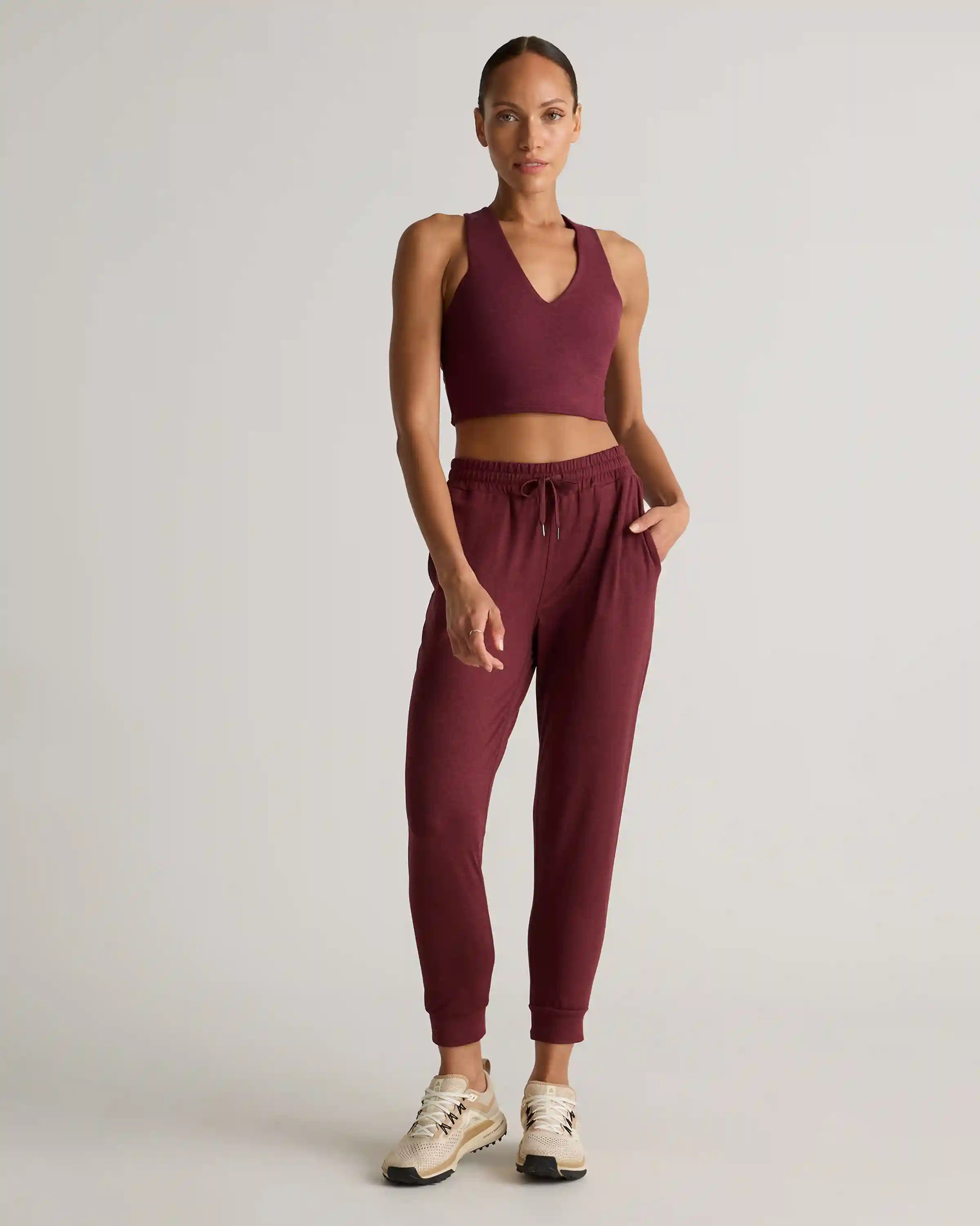 Ultra-Soft V-Neck Cropped Tank