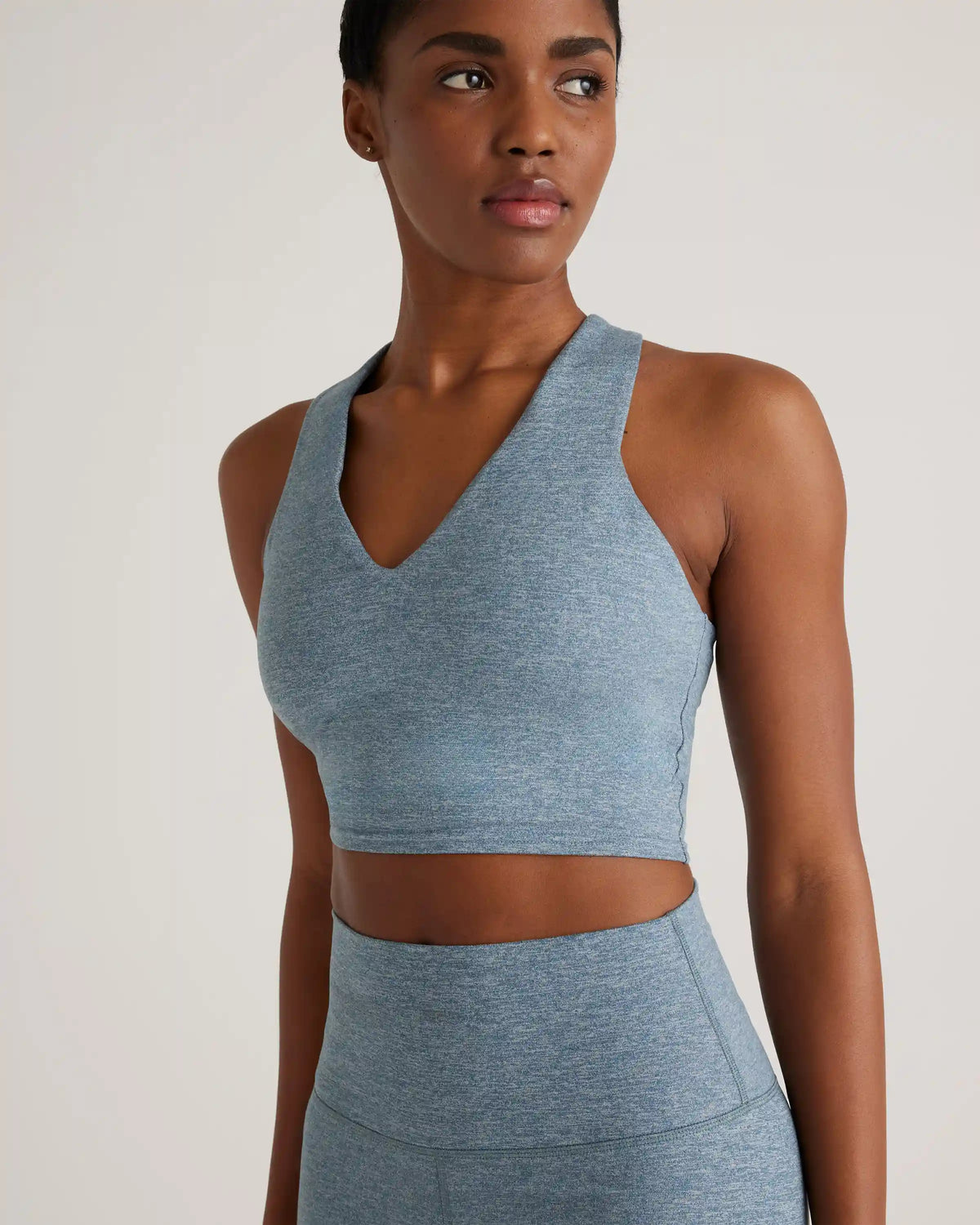 Ultra-Soft V-Neck Cropped Tank