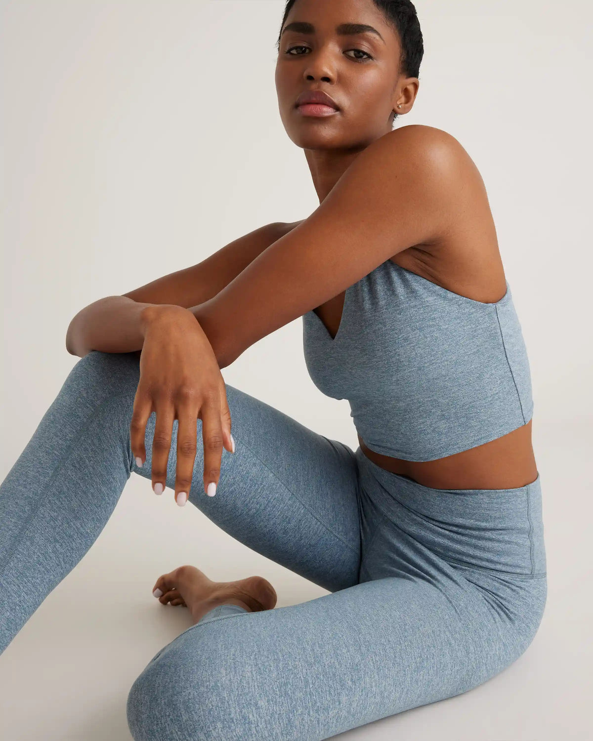 Ultra-Soft V-Neck Cropped Tank
