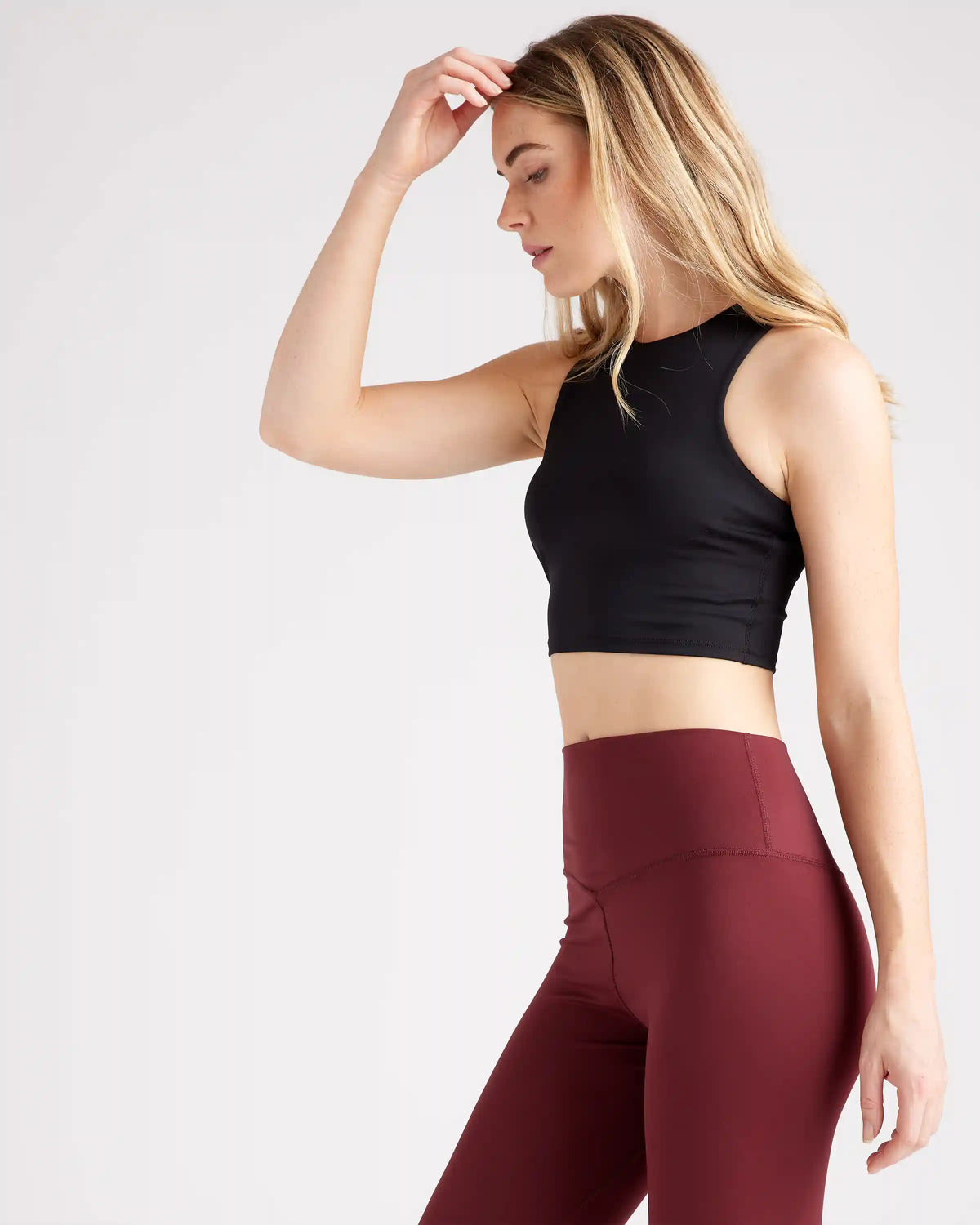 Ultra-Soft High-Neck Cropped Tank