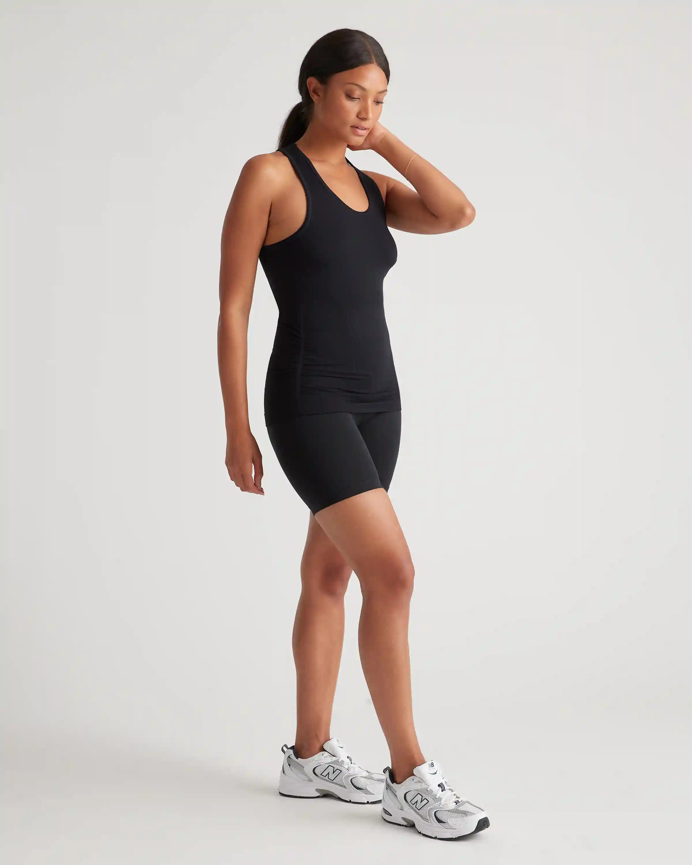 Seamless Ruched Racerback Tank