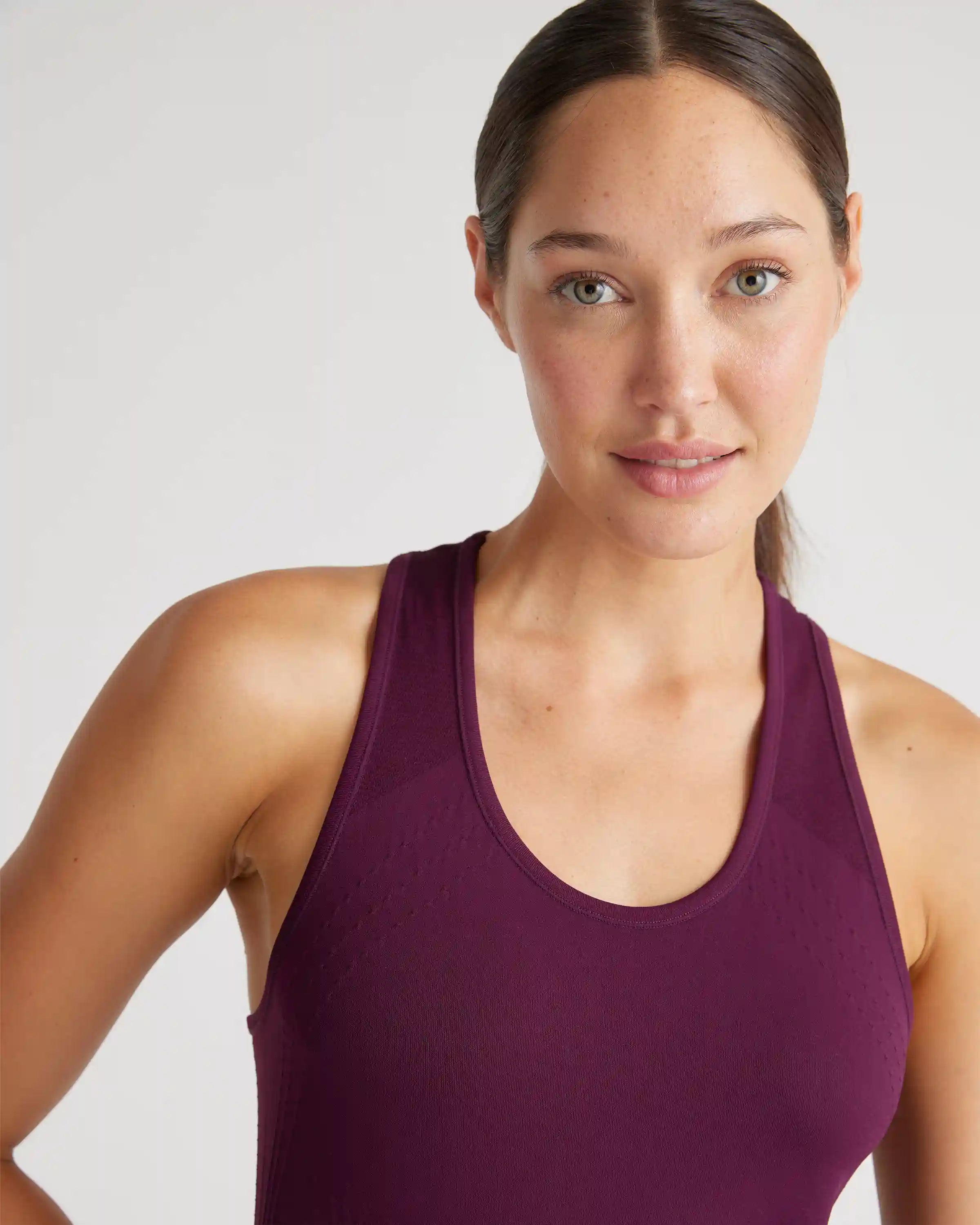 Seamless Ruched Racerback Tank