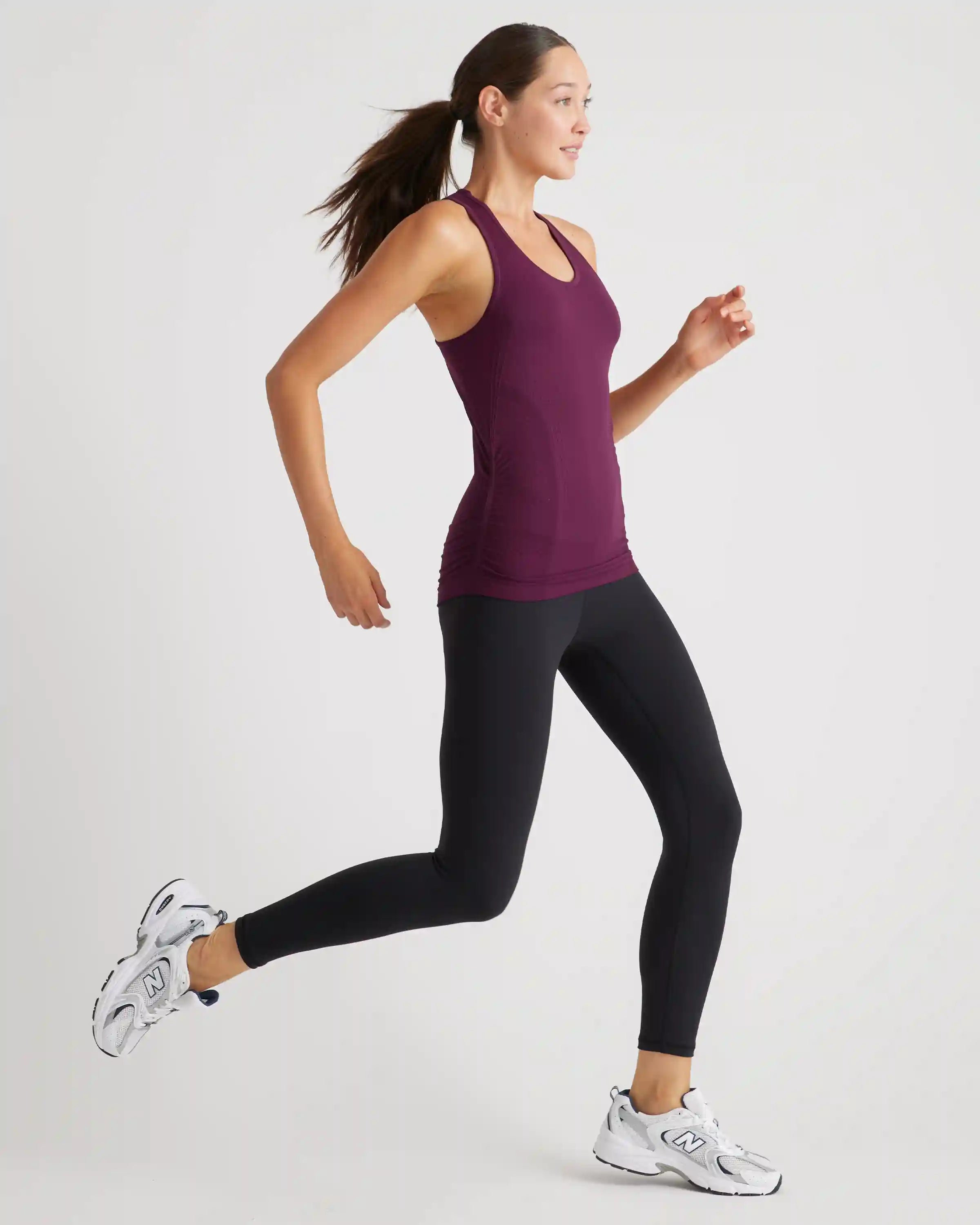 Seamless Ruched Racerback Tank