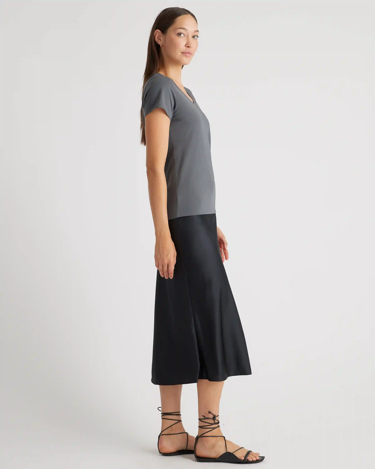 Cotton Modal V-Neck Tee