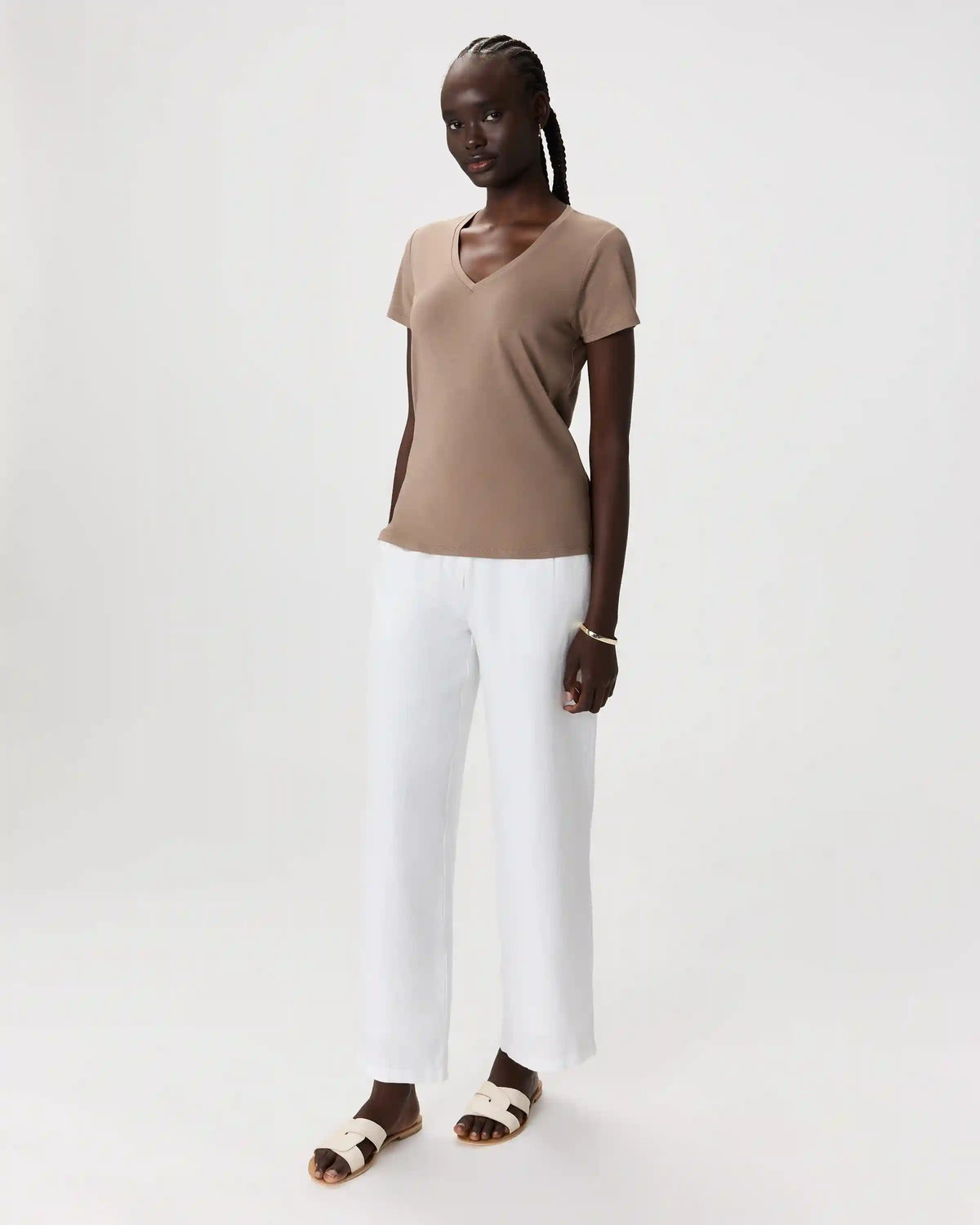 Cotton Modal V-Neck Tee